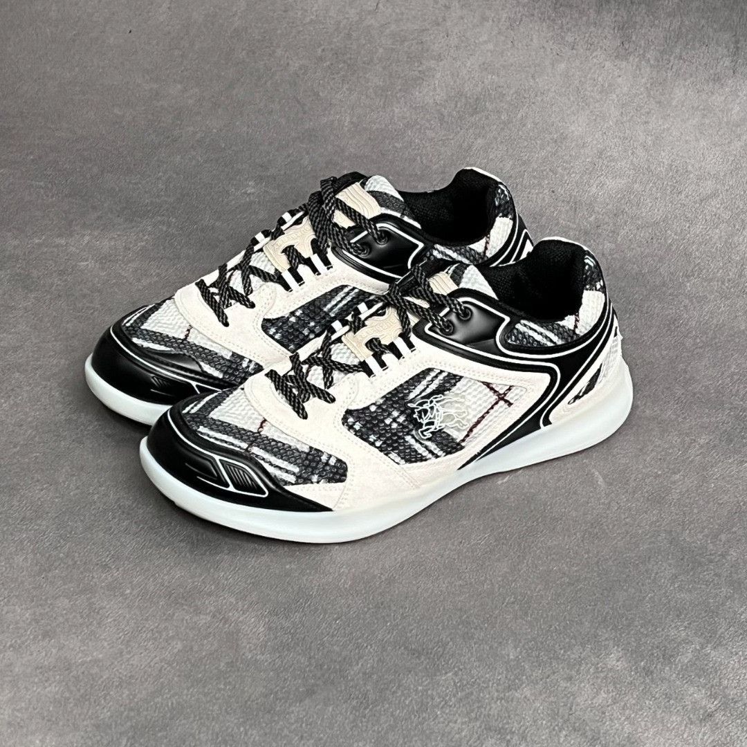 Burberry Burberry Casual Plaid Multi Lowtop Sneakers 8 Men Size US 8 / EU 41 - 1 Thumbnail