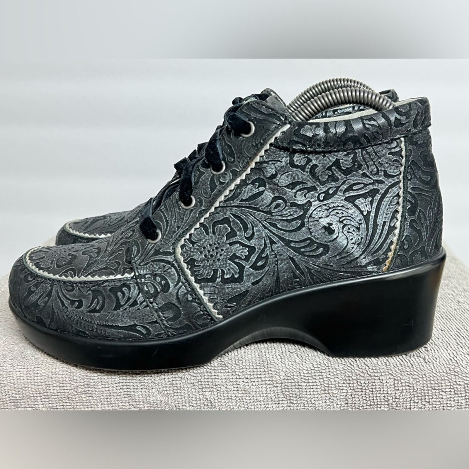 Allegri Alegria Elsa Steel Swish Boots Leather Chunky Whimsigoth 8 Size US 8 / IT 38 - 1 Thumbnail