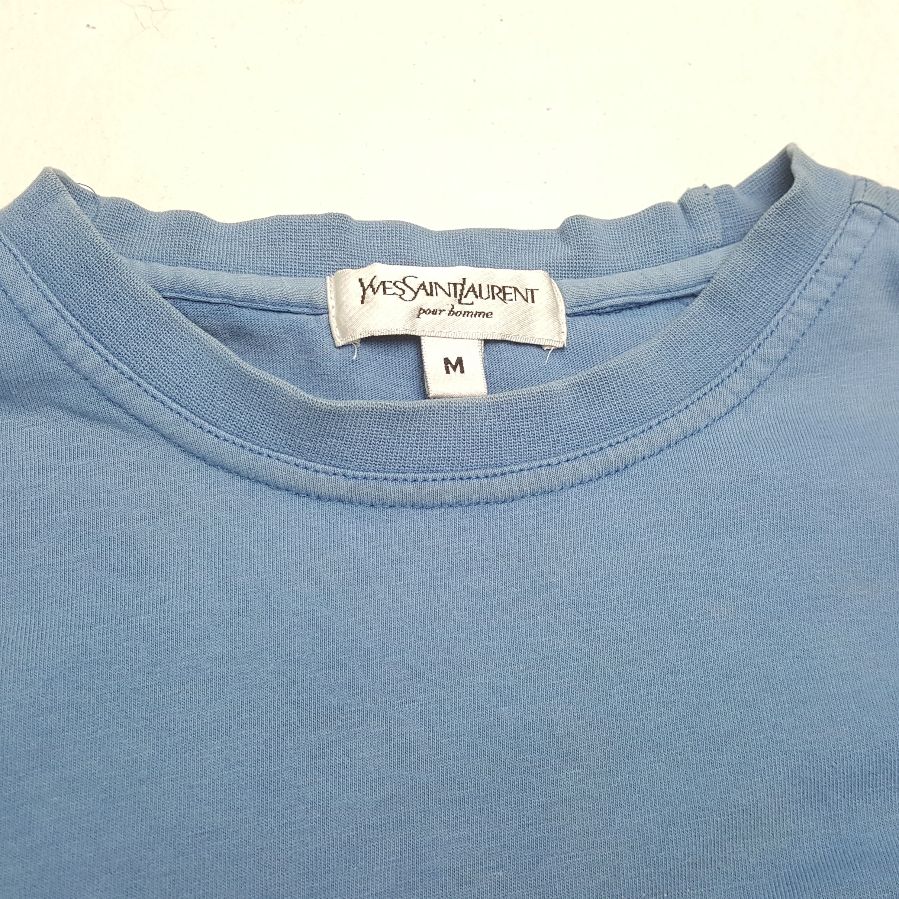 Vintage × Yves Saint Laurent Vintage YVES SAINT LAURENT Italian Fashion Brand T-Shirts Size US L / EU 52-54 / 3 - 7 Thumbnail