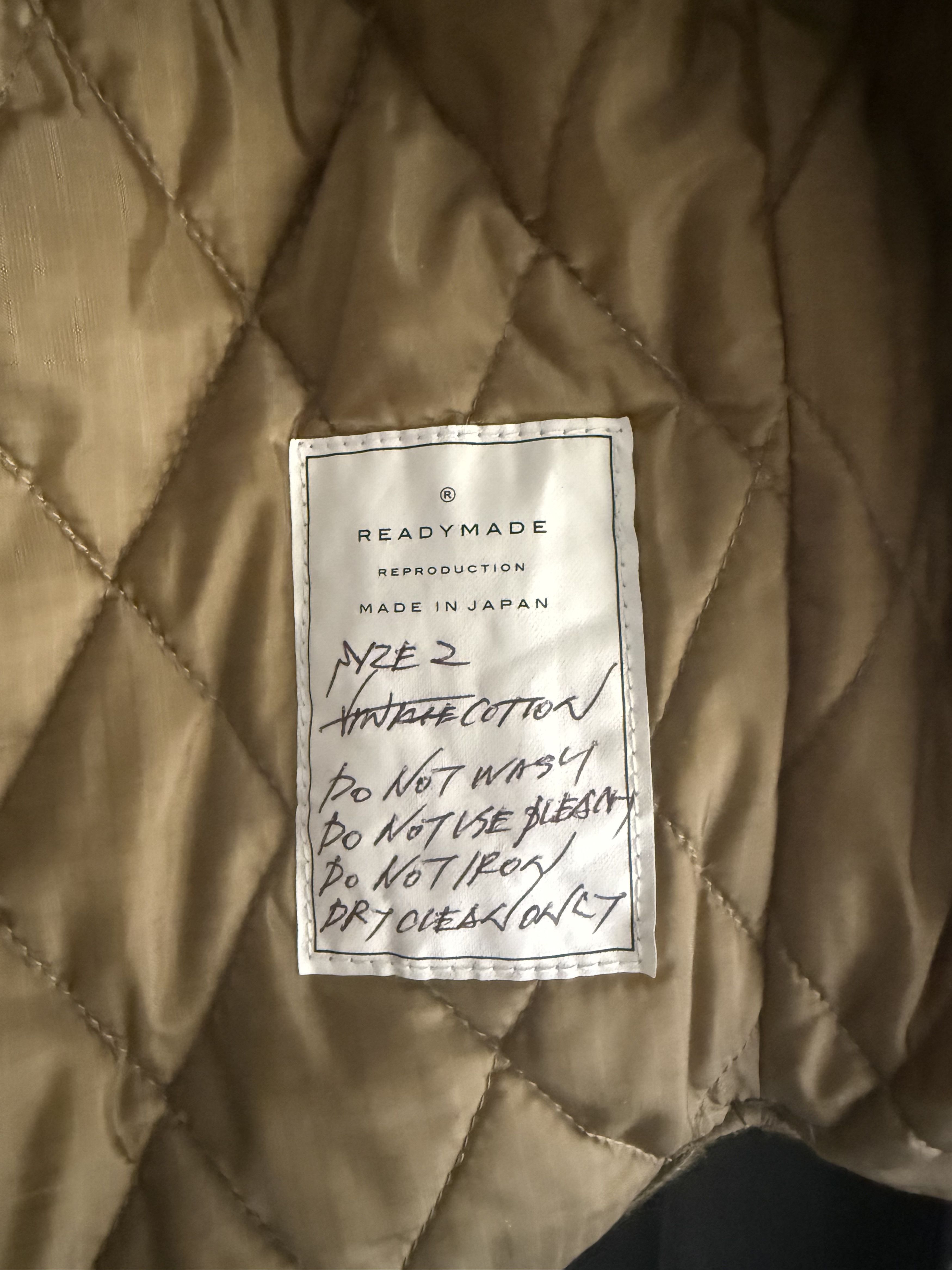 READYMADE Embroidered Boiled Wool Quilted Overshirt Size US M / EU 48-50 / 2 - 18 Thumbnail