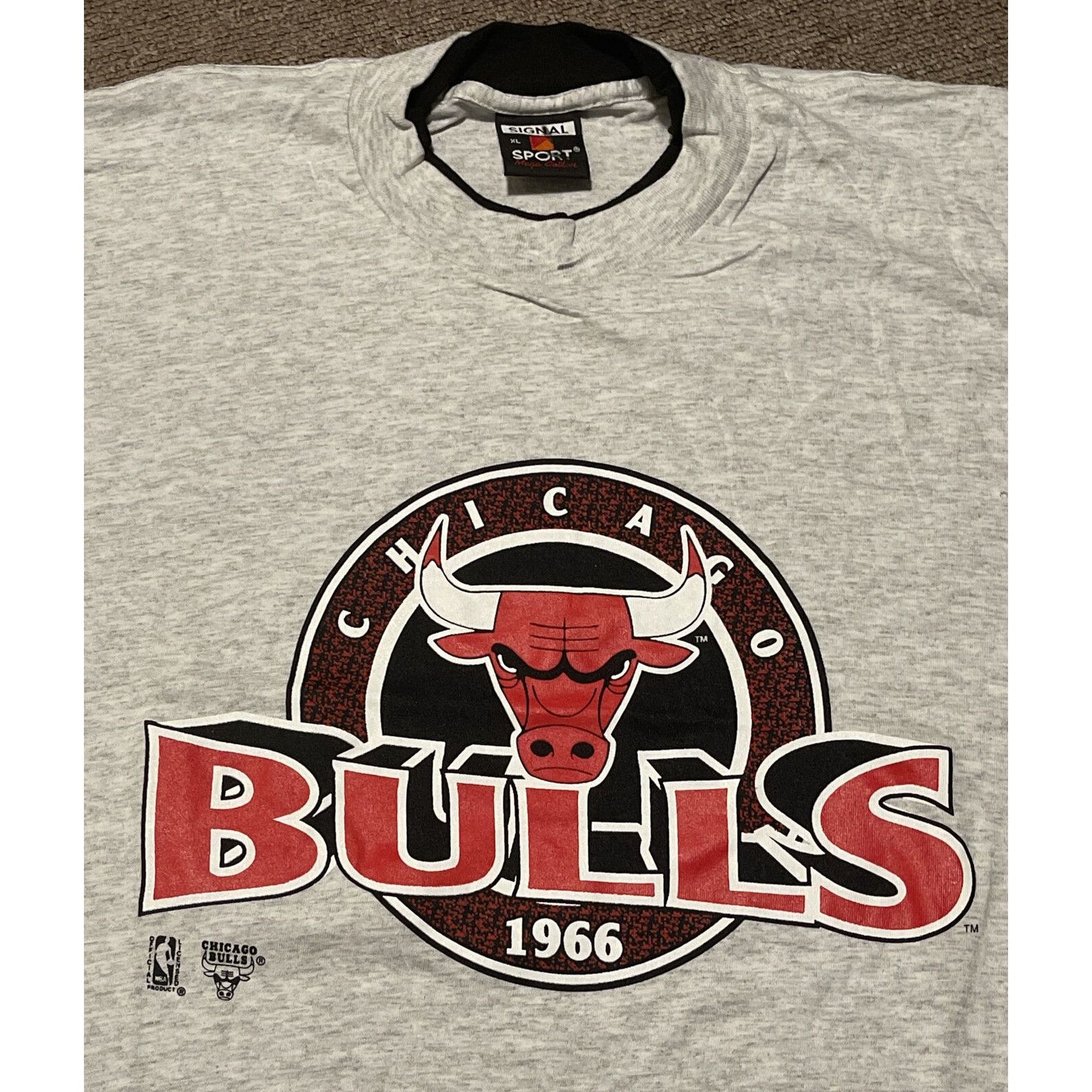 Vintage Vintage 90's XL Chicago Bulls NBA Michael Jordan Single Stit Size US XL / EU 56 / 4 - 3 Thumbnail
