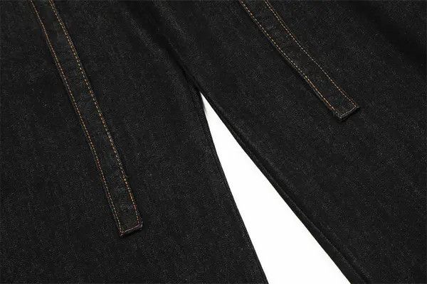 VIBE Men's street style loose washed belt jeans y2k Size US 34 / EU 50 - 6 Thumbnail