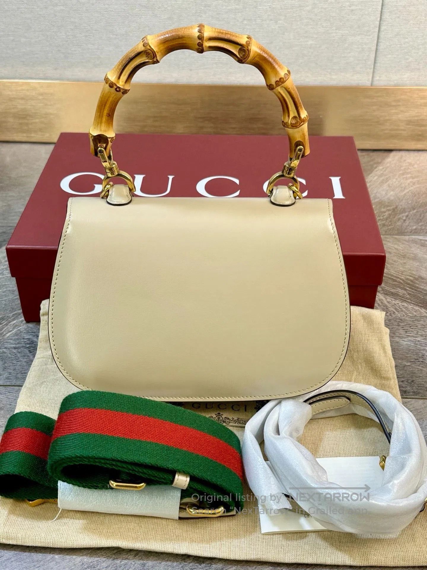 Gucci Gucci 1947 Bamboo Top Handle Bag. Size ONE SIZE - 2 Thumbnail