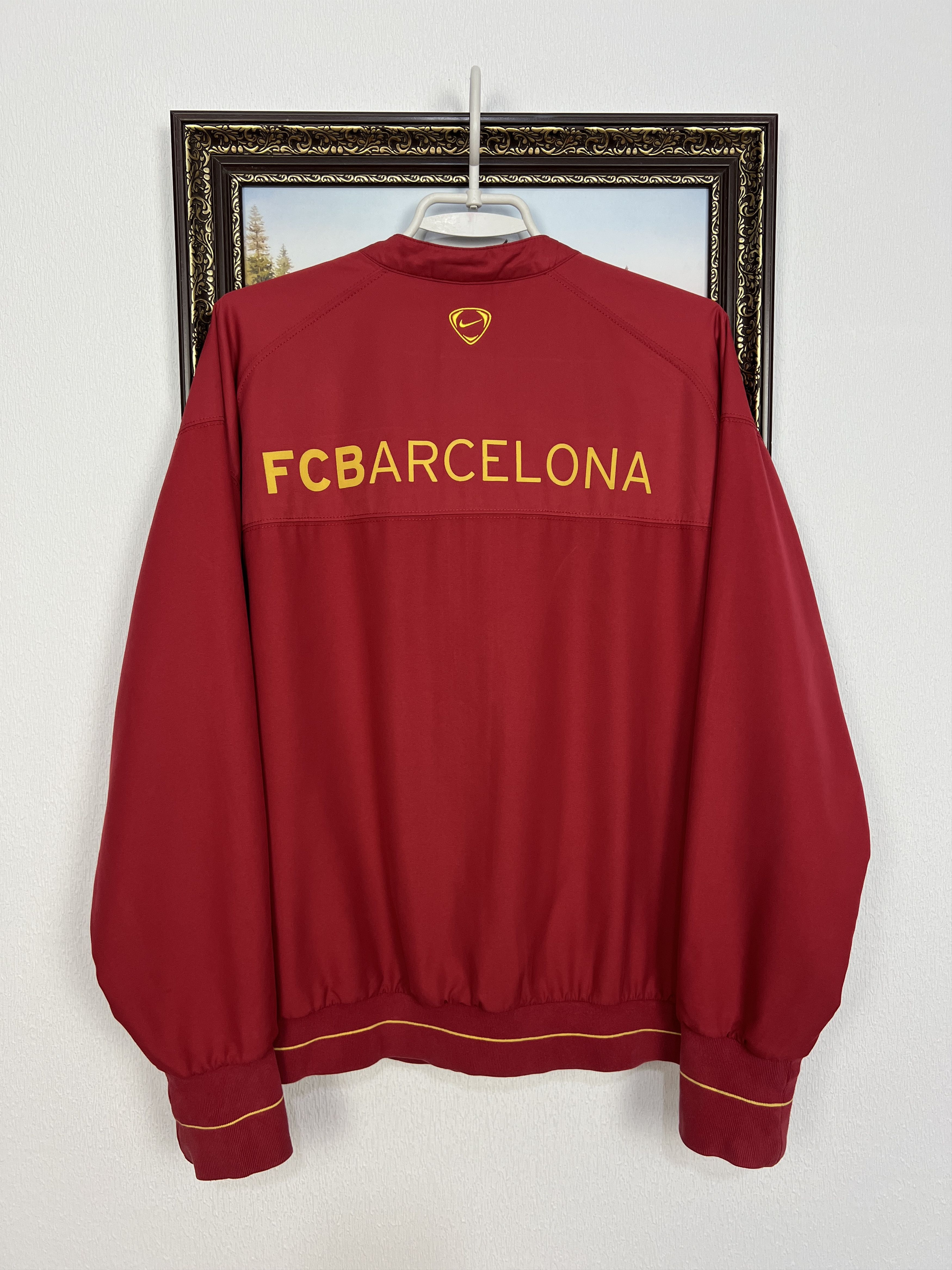 Nike Vintage Nike FC Barcelona Football Jacket Soccer Bomber Zip Size US M / EU 48-50 / 2 - 10 Thumbnail
