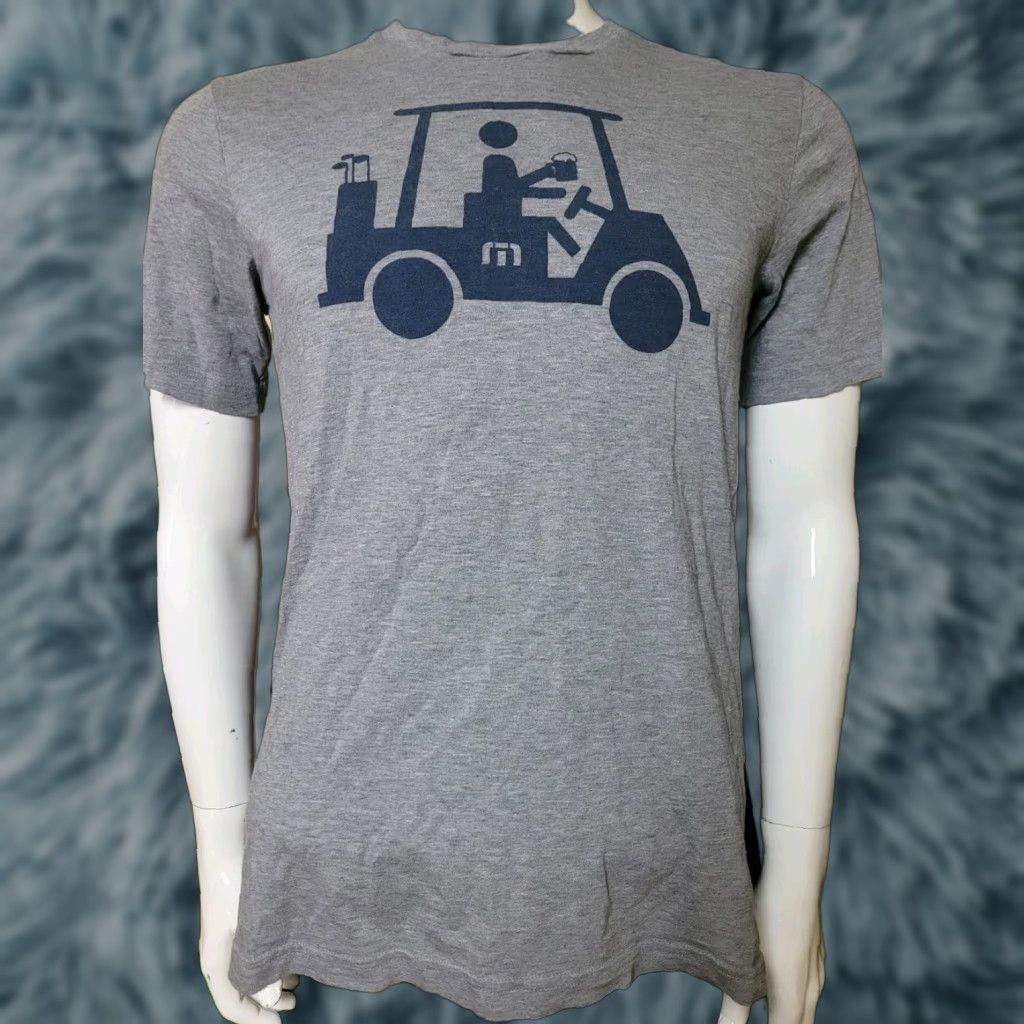 TravisMathew VINTAGE Travis Mathew Golf Cart Beer T Shirt S Small Gray Men T-Shirt Short Sleeve Crew Neck Size US S / EU 44-46 / 1 - 1 Thumbnail