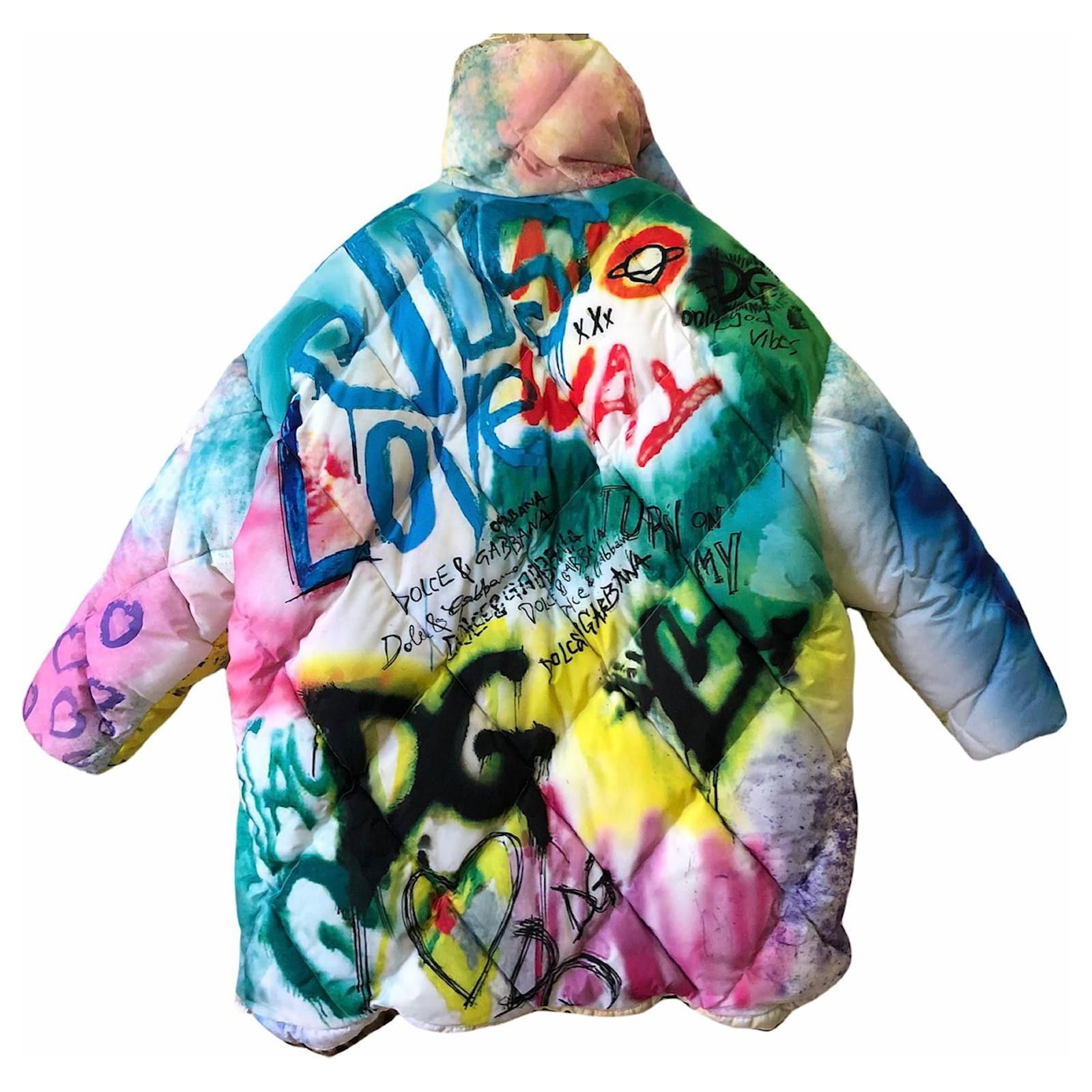 Dolce & Gabbana o1y0825 Hooded Jacket in Multicolor Size S / US 4 / IT 40 - 2 Thumbnail