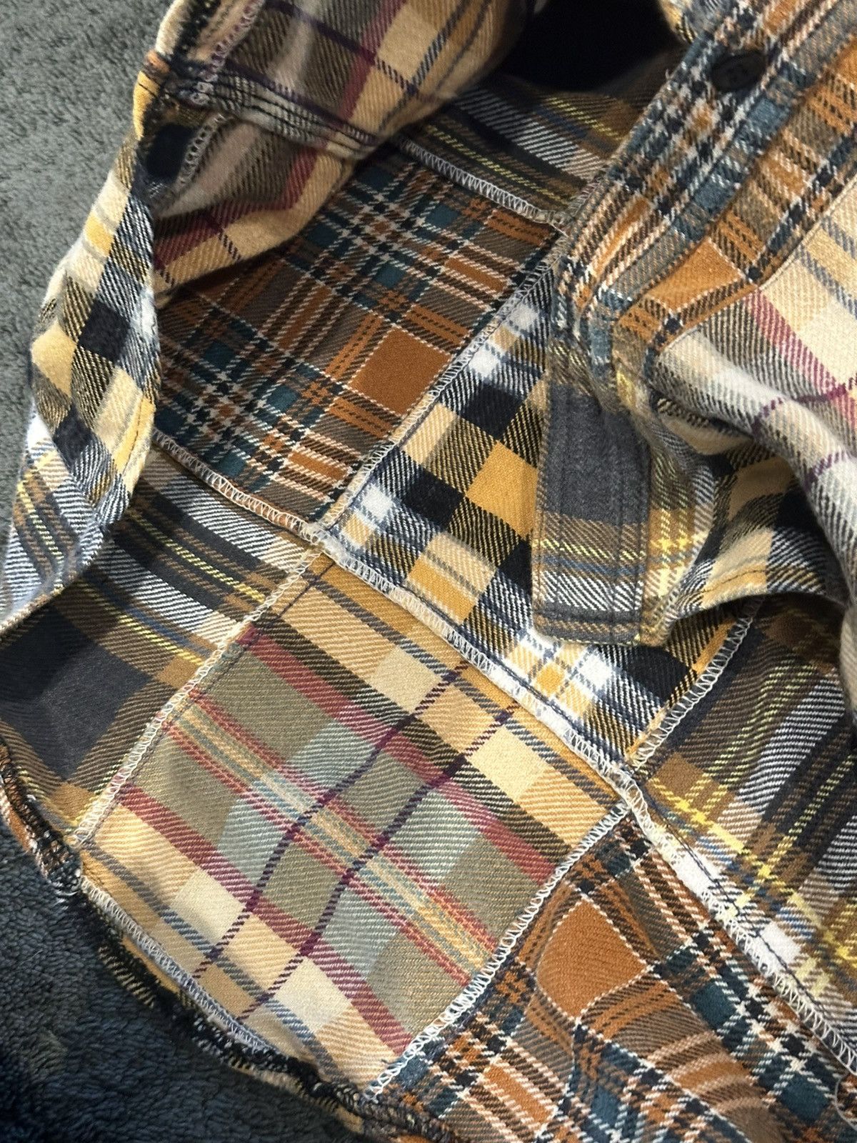 Nepenthes Nepenthes By Hoggs Patchwork Cut and Sew Flannel Needles Size US S / EU 44-46 / 1 - 6 Thumbnail