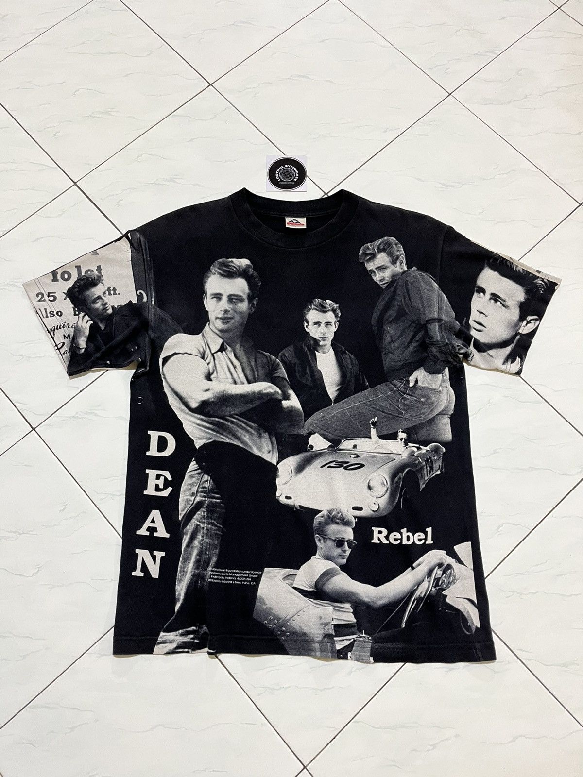 Vintage 🔥 Vintage James Dean All Of Print Tee Size US M / EU 48-50 / 2 - 1 Thumbnail