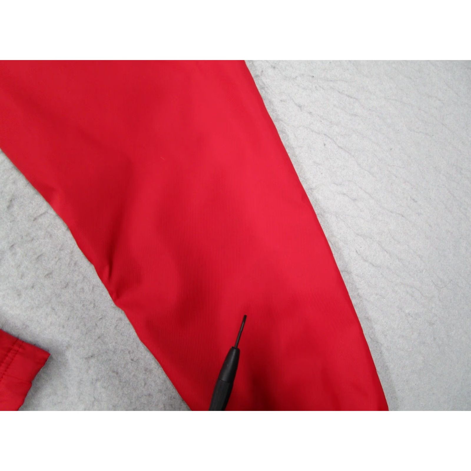 Coach The Berrics Mens Red Snap Up Coach Fleece Lined Jacket - Nylon Polycotton - Short Coat - Logo, Pockets - Classic Fit - M Size US M / EU 48-50 / 2 - 6 Thumbnail