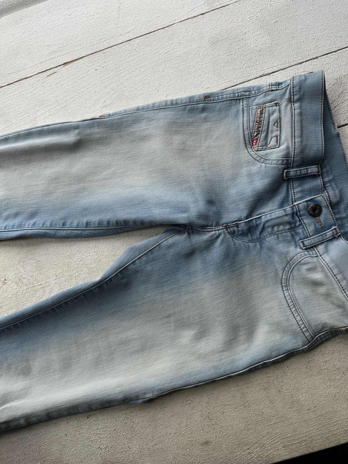 Diesel 🚨Gothic Diesel Regular Slim relax Flared Jeans Womens Size 27" / US 4 / IT 40 - 5 Thumbnail