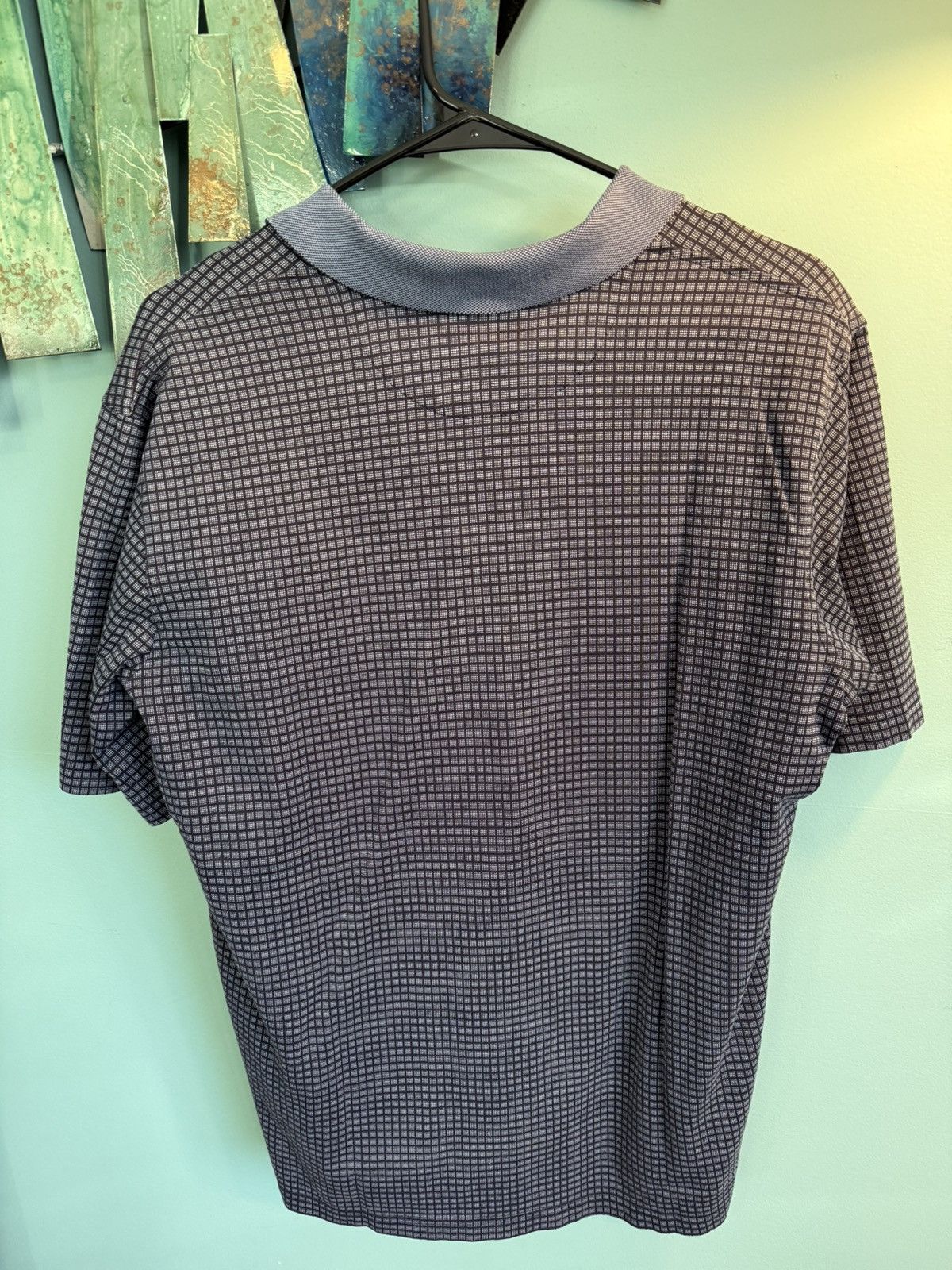 Lands' End LAND’S END BLUE PATTERNED POLO Size US M / EU 48-50 / 2 - 3 Thumbnail