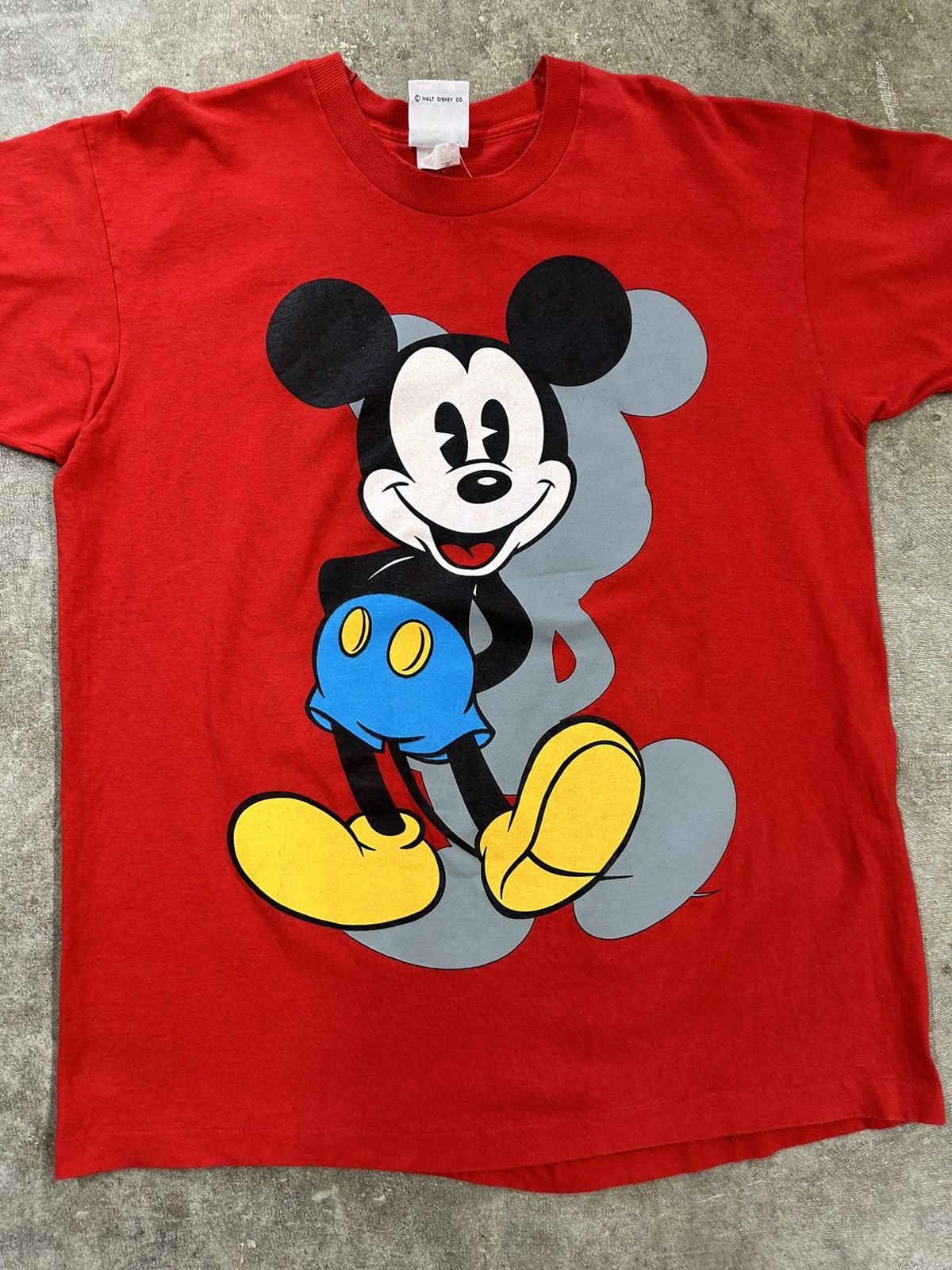 Disney Vintage 90s Disney Mickey Mouse Cartoon T-Shirt Size US XL / EU 56 / 4 - 3 Thumbnail