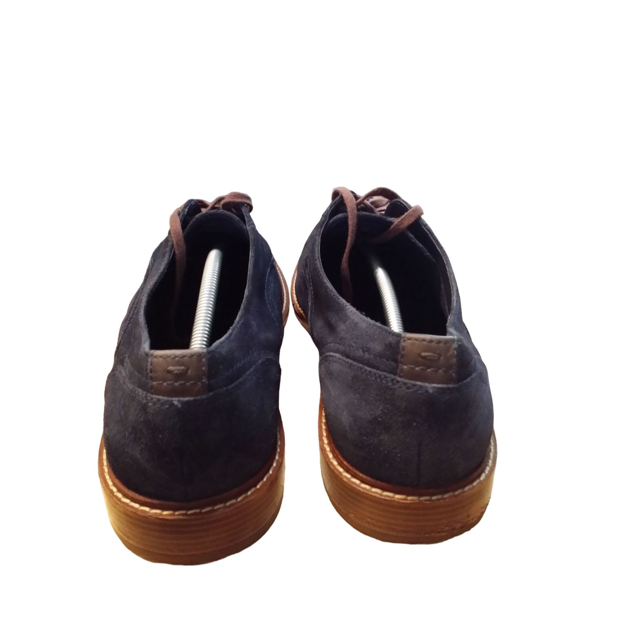 Cole Haan Cole Haan Grand 0S Oxford Shoes Men Sz 13 M Lace Up Blue Sue Size US 13 / EU 46 - 3 Thumbnail