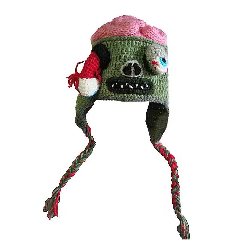Other Knitted Handmade Cartoon Animal Halloween Hat Size ONE SIZE - 1 Thumbnail