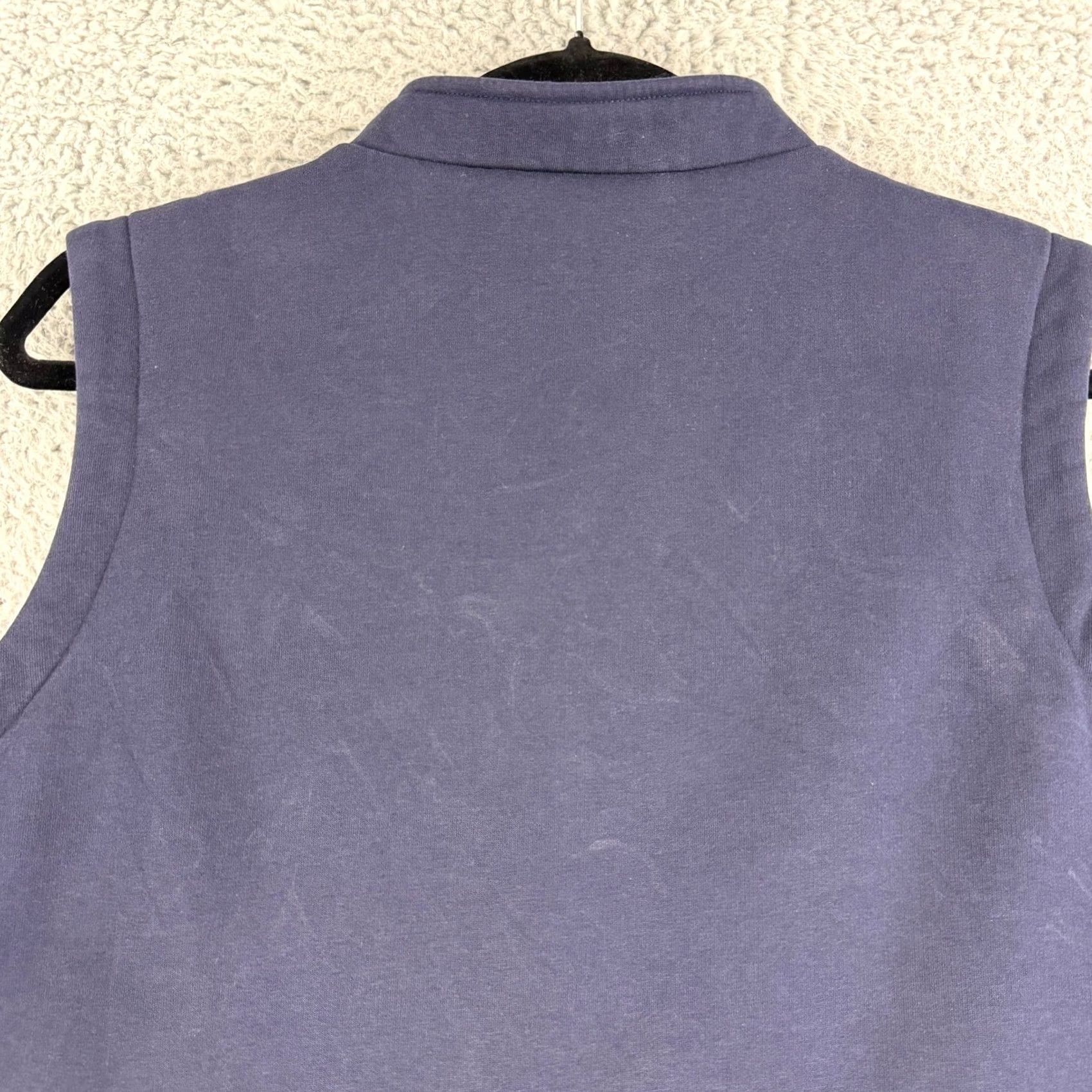 Far Afield Far Afield Vest Mens Small Navy Blue Shawl Collar Button Front Pocket Utility Vest Size US S / EU 44-46 / 1 - 6 Thumbnail