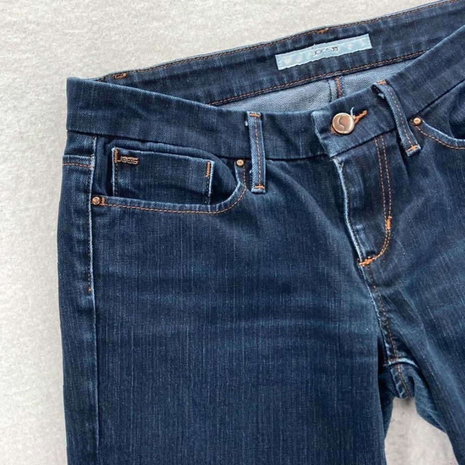 Vintage Joe's Jeans Rocker Bootcut Women's 28 Dark Wash Denim Low Rise Flap Pocket Jeans Size 28" / US 6 / IT 42 - 3 Thumbnail