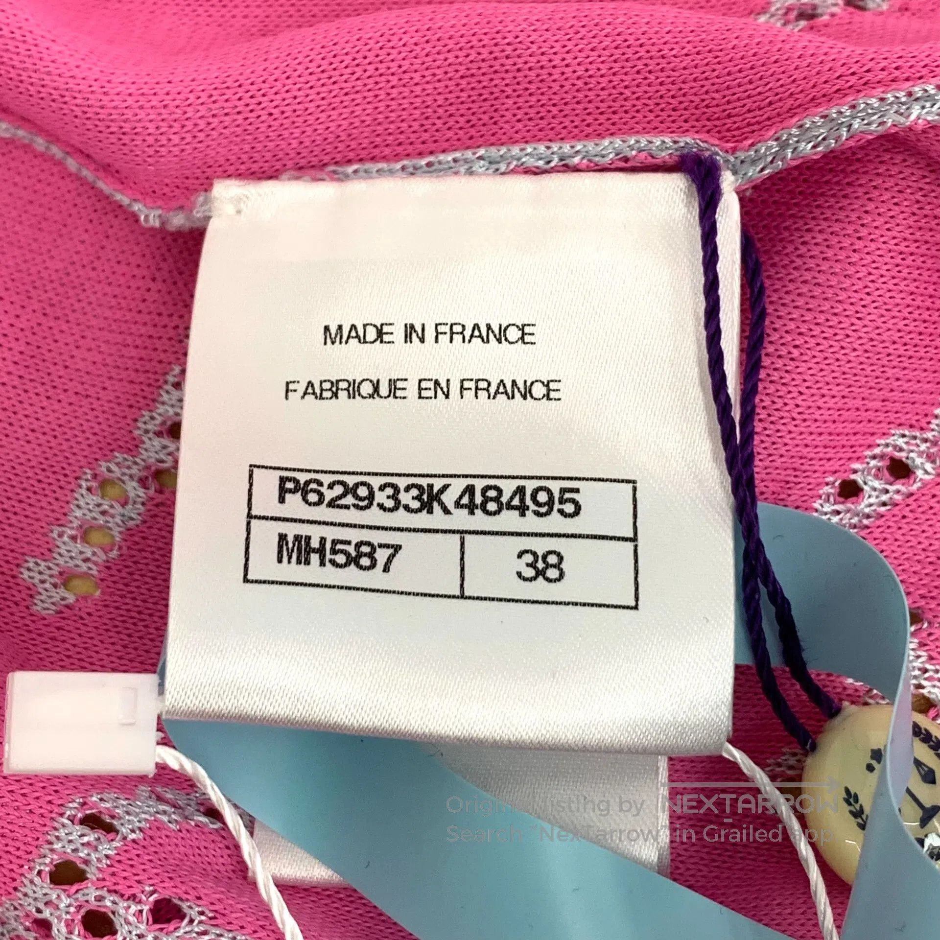 Chanel Chanel Multicolor Logo Cutout Full Print Collar Long Sleev Size XS / US 0-2 / IT 36-38 - 6 Thumbnail