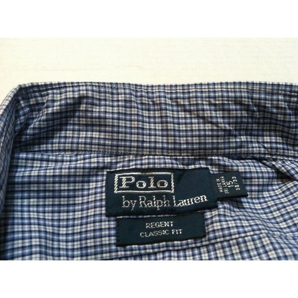 Polo Ralph Lauren POLO RALPH LAUREN MEN'S COTTON DRESS SHIRT SIZE: 15/32-33 Size US M / EU 48-50 / 2 - 4 Thumbnail