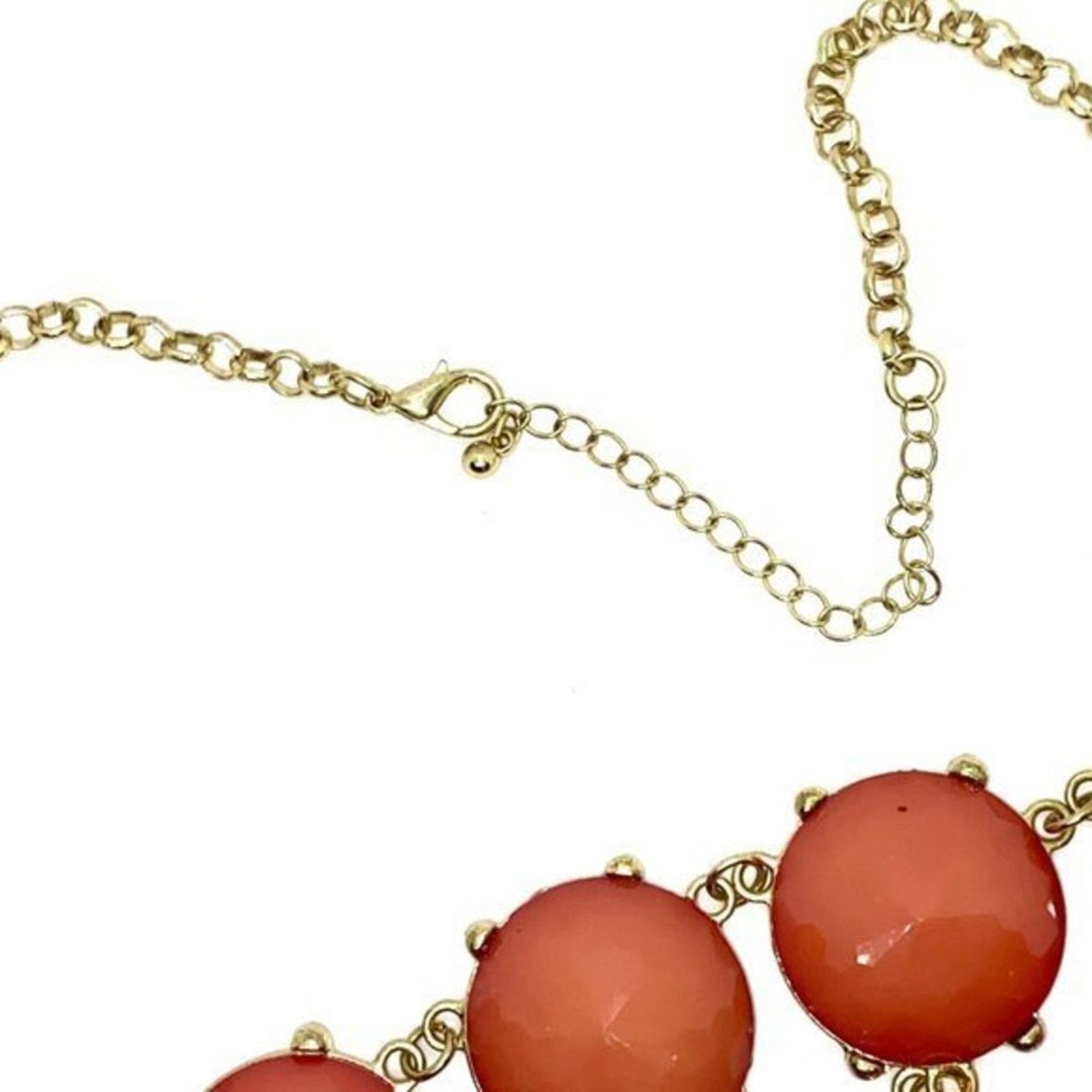 Handmade Rose Pink Beaded Pendant Bib Statement Necklace Size ONE SIZE - 4 Thumbnail