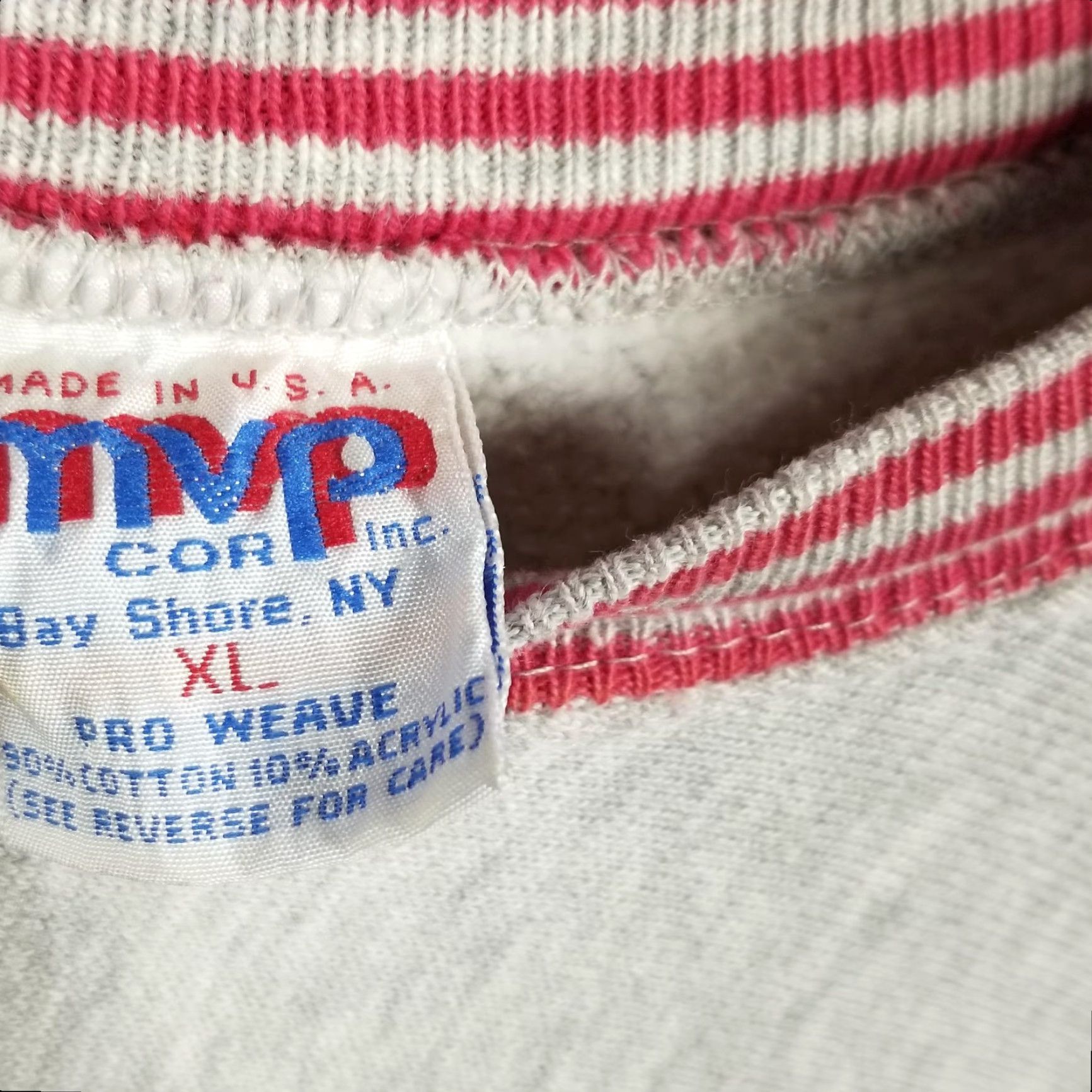 Vintage VINTAGE MVP Ripon College Sweatshirt Mens XL Ringer Crewneck Fleece MVP Made USA 80s Size US XL / EU 56 / 4 - 4 Thumbnail