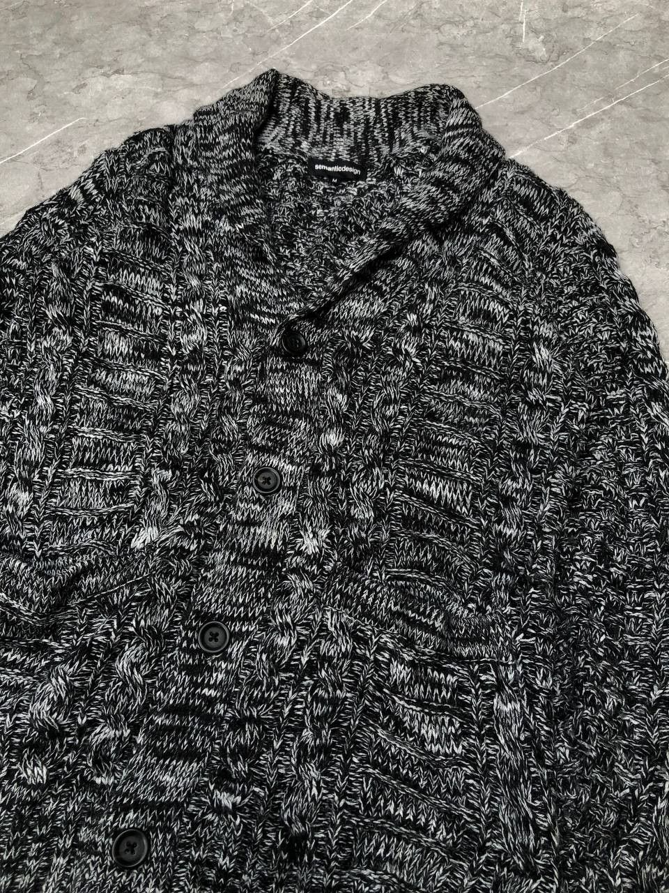 Japanese Brand × semanticdesign Semantic Design Cardigan Size US M / EU 48-50 / 2 - 2 Thumbnail