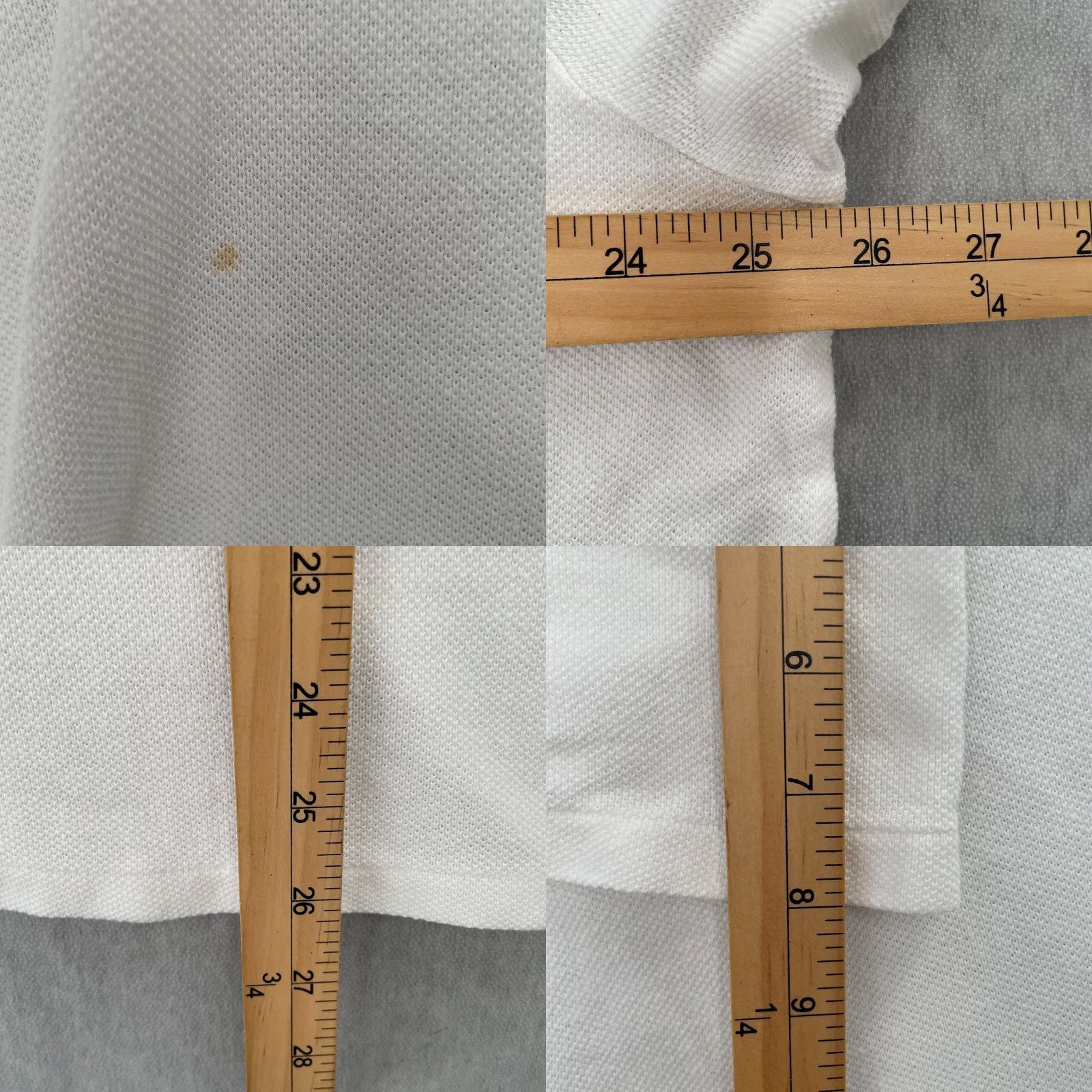 Polo Ralph Lauren Polo Ralph Lauren White Polo Shirt Adult 2XL Short Sleeve Cotton Linen Blend Casual Golf Men Size US XXL / EU 58 / 5 - 8 Thumbnail