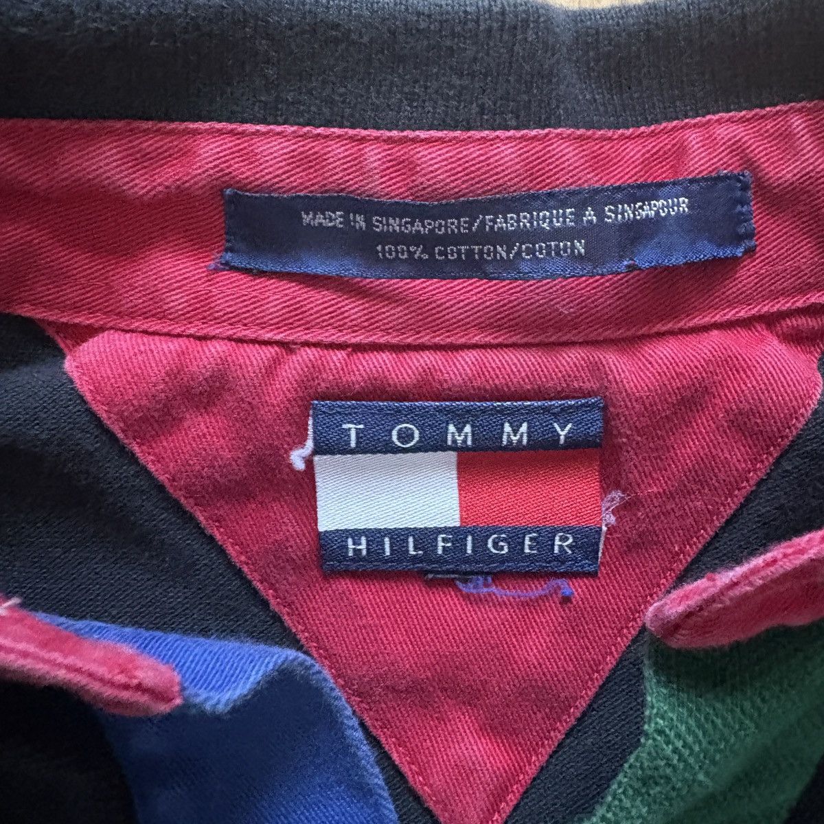 Tommy Hilfiger Vintage 90s y2k multicolour Tommy Hilfiger Alpine Gear Polo Size US M / EU 48-50 / 2 - 3 Thumbnail