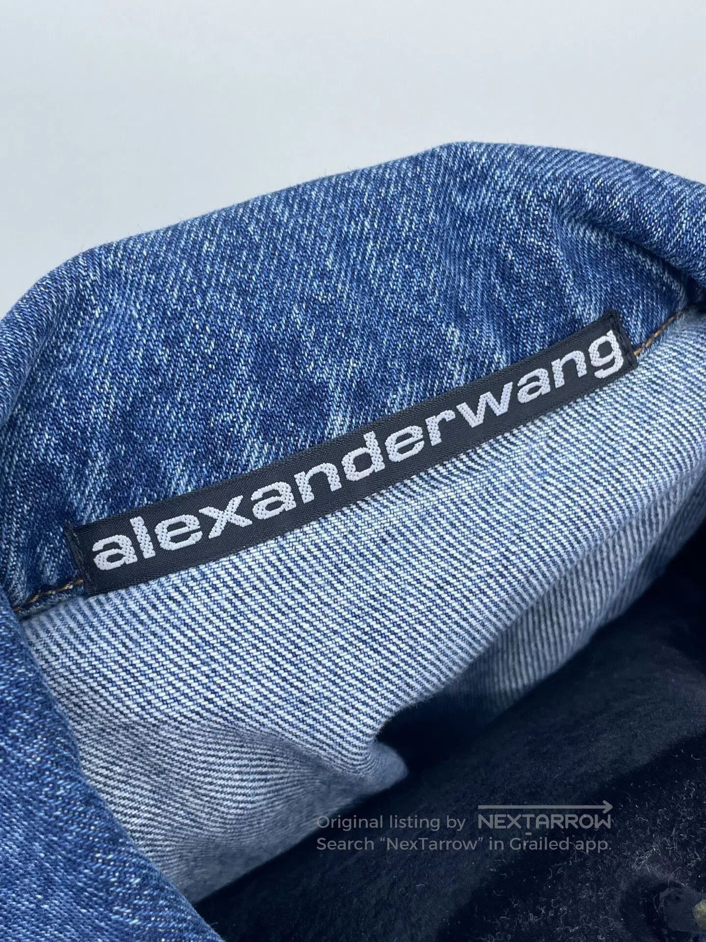 Alexander Wang Alexander Wang Rhinestone Denim Jacket. Size XS / US 0-2 / IT 36-38 - 5 Thumbnail