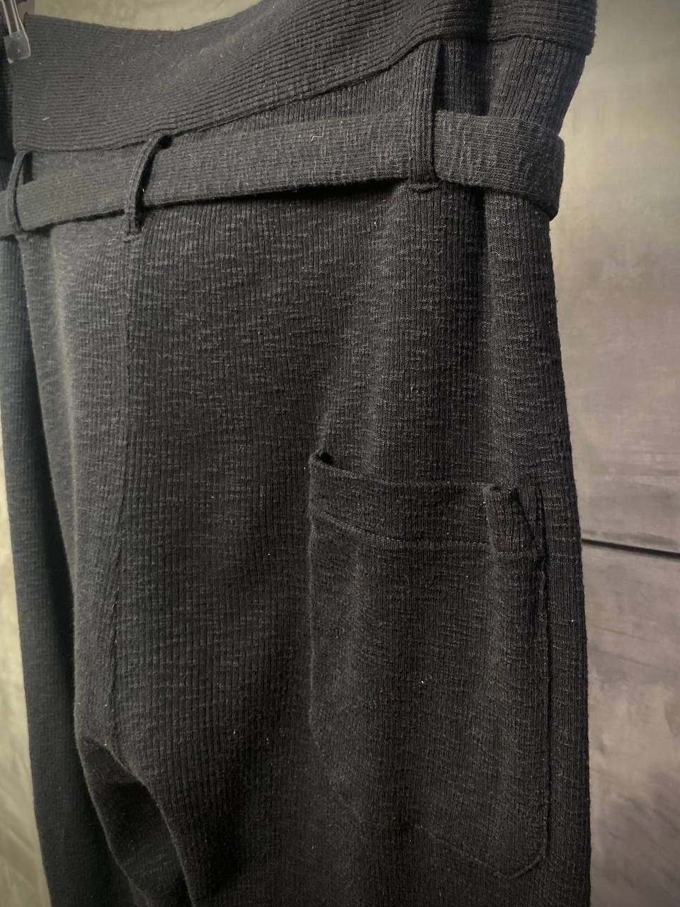 Ann Demeulemeester Ribbed wrap sweatpants double layer M Size US 30 / EU 46 - 7 Thumbnail
