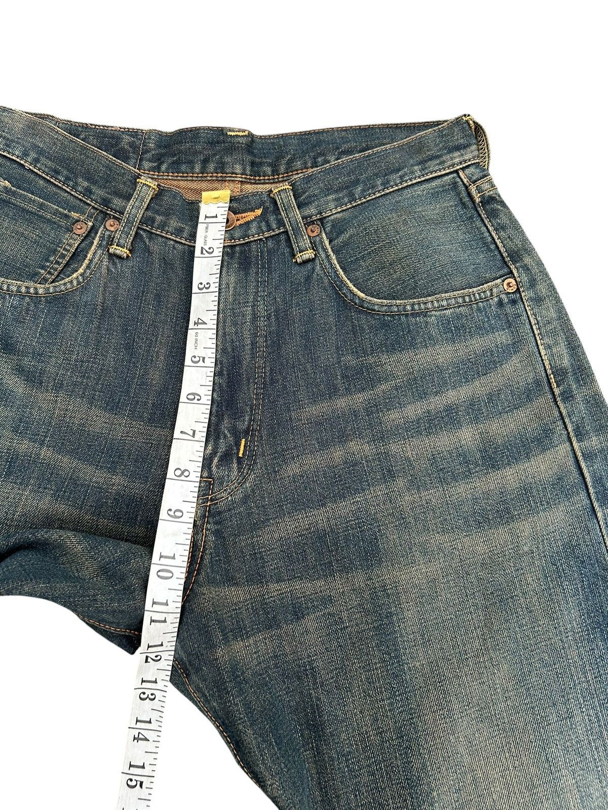 Kapital VINTAGE EDWIN 505 SELVEDGE BAGGY RUSTY DISTRESSED DENIM JEAN Size US 28 / EU 44 - 14 Thumbnail