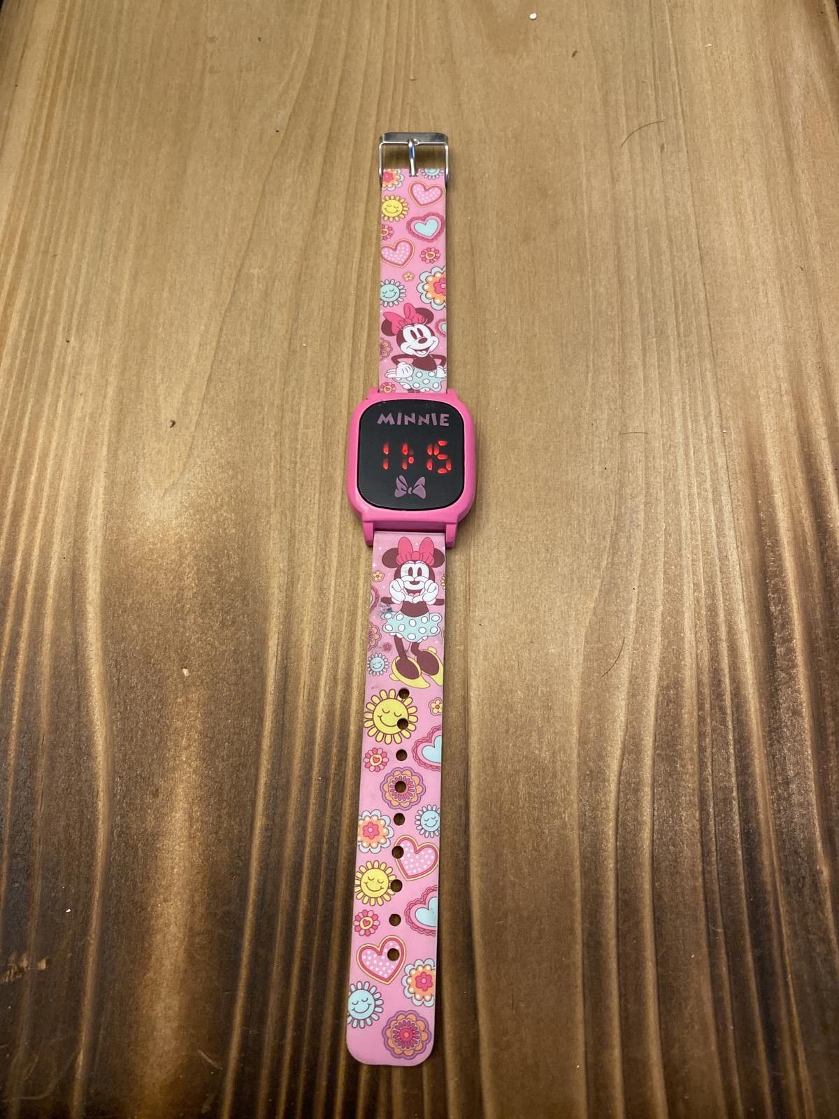 Designer LCD Minnie Mouse watch pink working Size ONE SIZE - 2 Thumbnail