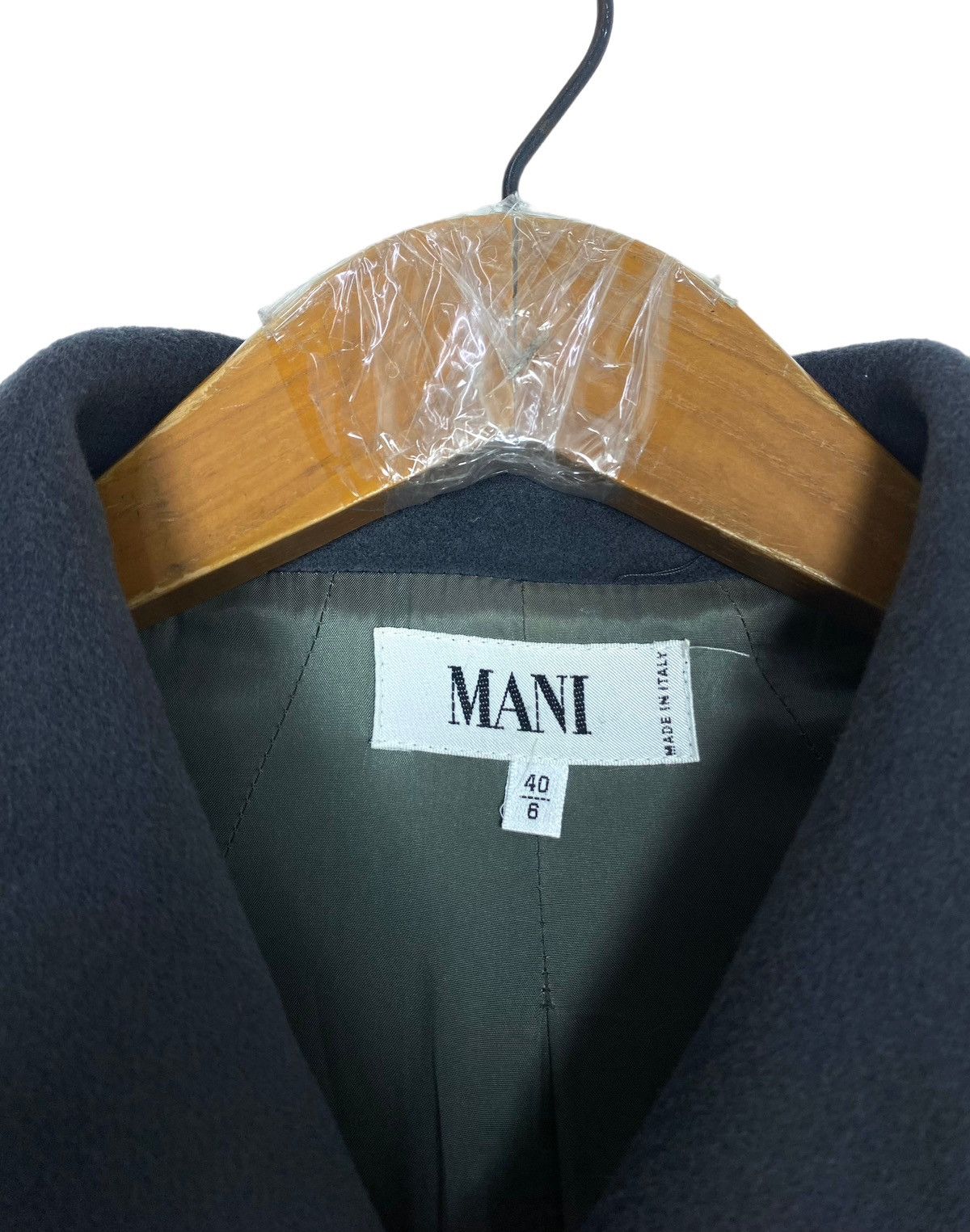 Vintage Rare‼️ Vtg Mani Wool Zipper Jacket Made in Italy Lampo Zip Size XS / US 0-2 / IT 36-38 - 8 Thumbnail