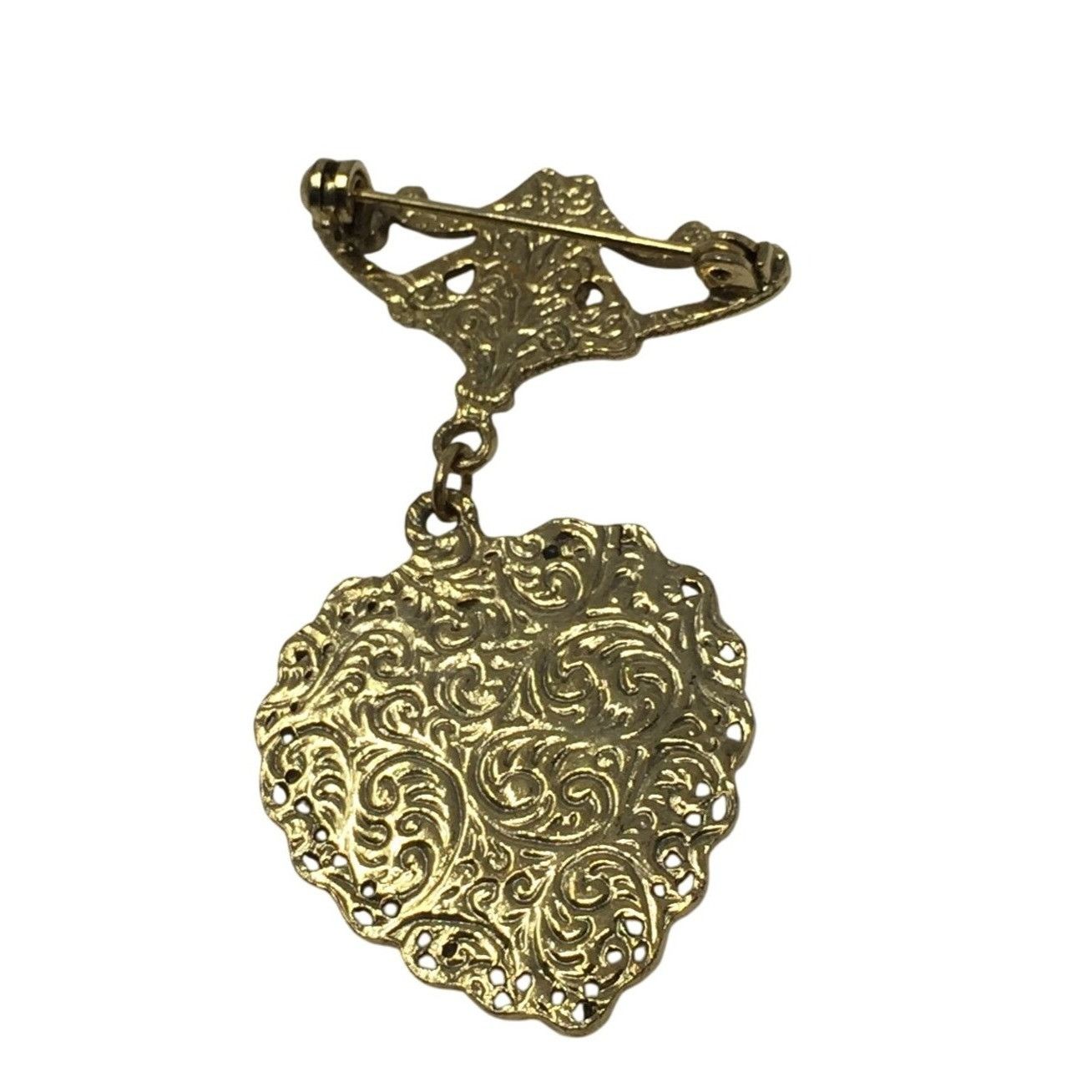 Other Vintage Cameo Victorian Style Flower Rose Faux Pearl Dangle Size ONE SIZE - 4 Thumbnail