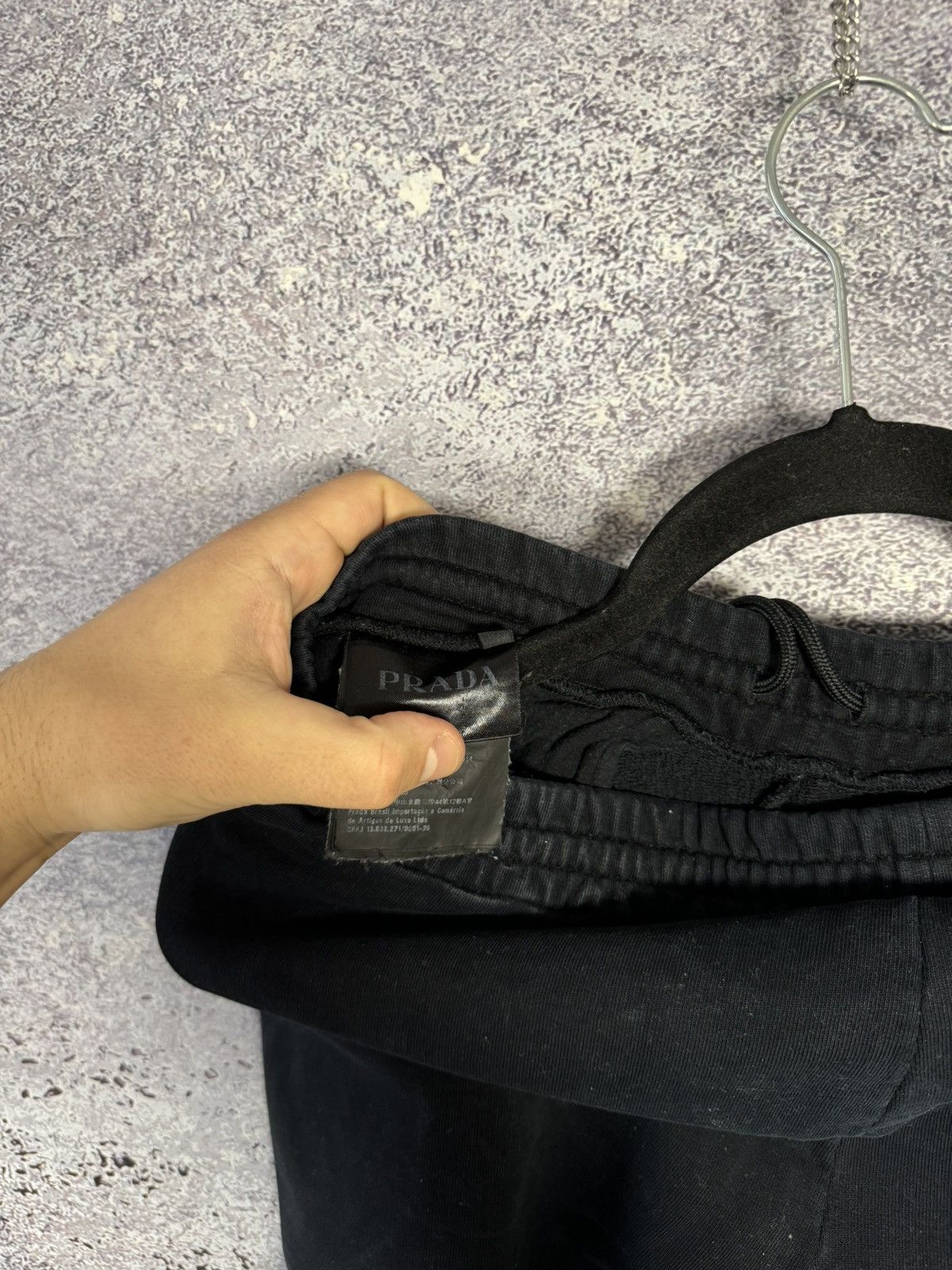 Prada × Vintage PRADA Red tab joggers sweatpants Black oldmoney XS size Size US 30 / EU 46 - 12 Thumbnail