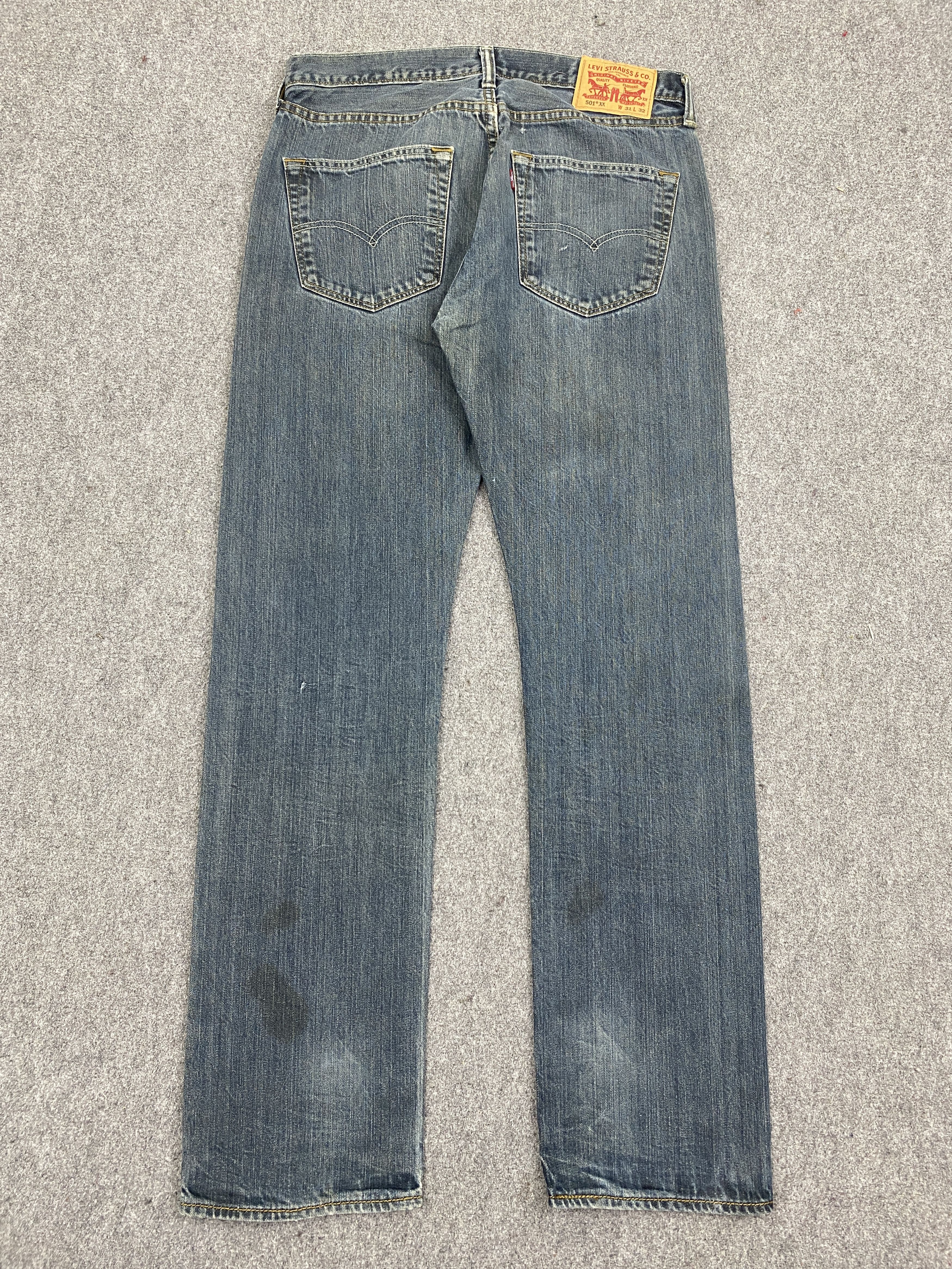 Levi's Vintage Levi's 501 XX Blue Denim Jeans DP2763 Size US 32 / EU 48 - 3 Thumbnail