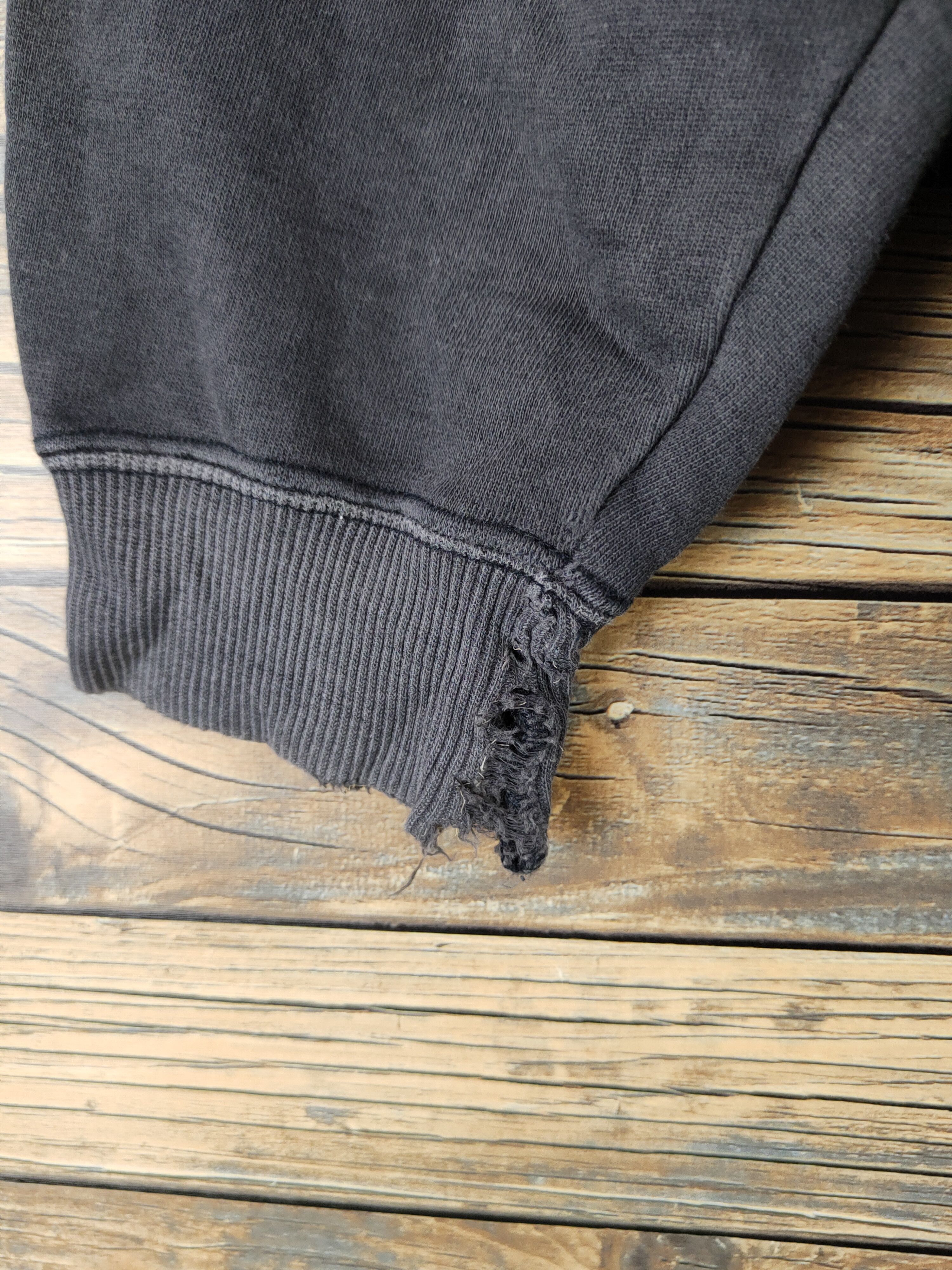 Converse × Vintage DL Converse vintage Black Faded Sweatshirts #435 Size US L / EU 52-54 / 3 - 8 Thumbnail