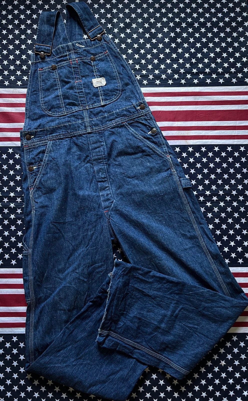 Big Mac × Vintage Vintage 1960s BigMac Overalls Size US 34 / EU 50 - 1 Thumbnail
