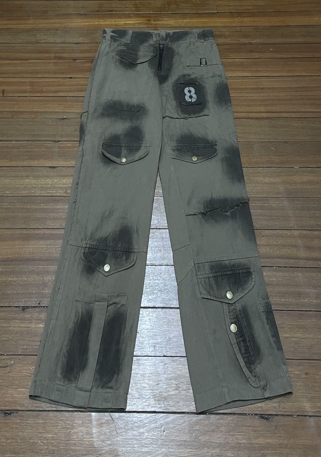 14th Addiction × Japanese Brand × Le Grande Bleu (L.G.B.) Rare Vintage Japanese Brand Order Plus Tactical Pants 2000s Size US 33 - 1 Thumbnail