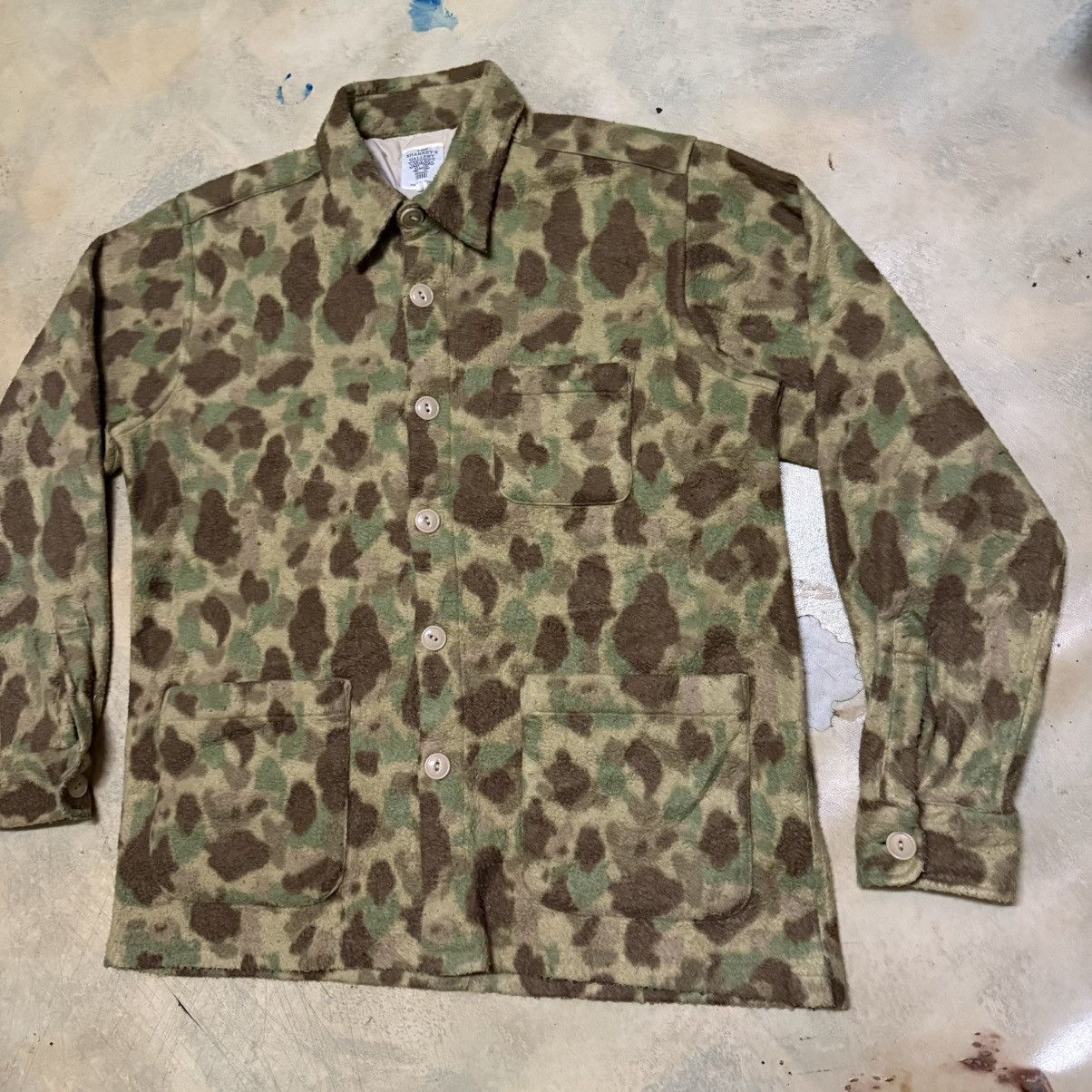 Japanese Brand Japanese Brand Duck Camo Fleece Workwear Style Jacket Size US L / EU 52-54 / 3 - 2 Thumbnail