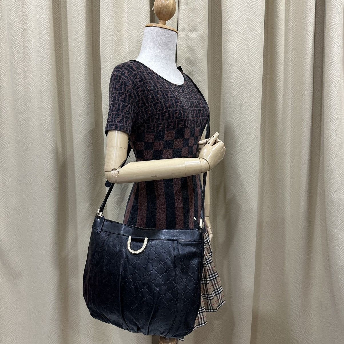 Gucci ‼️LD‼️ GUCCI GUCCISSIMA LEATHER ABBEY D RING CROSSBODY BAG 2 Size ONE SIZE - 1 Thumbnail