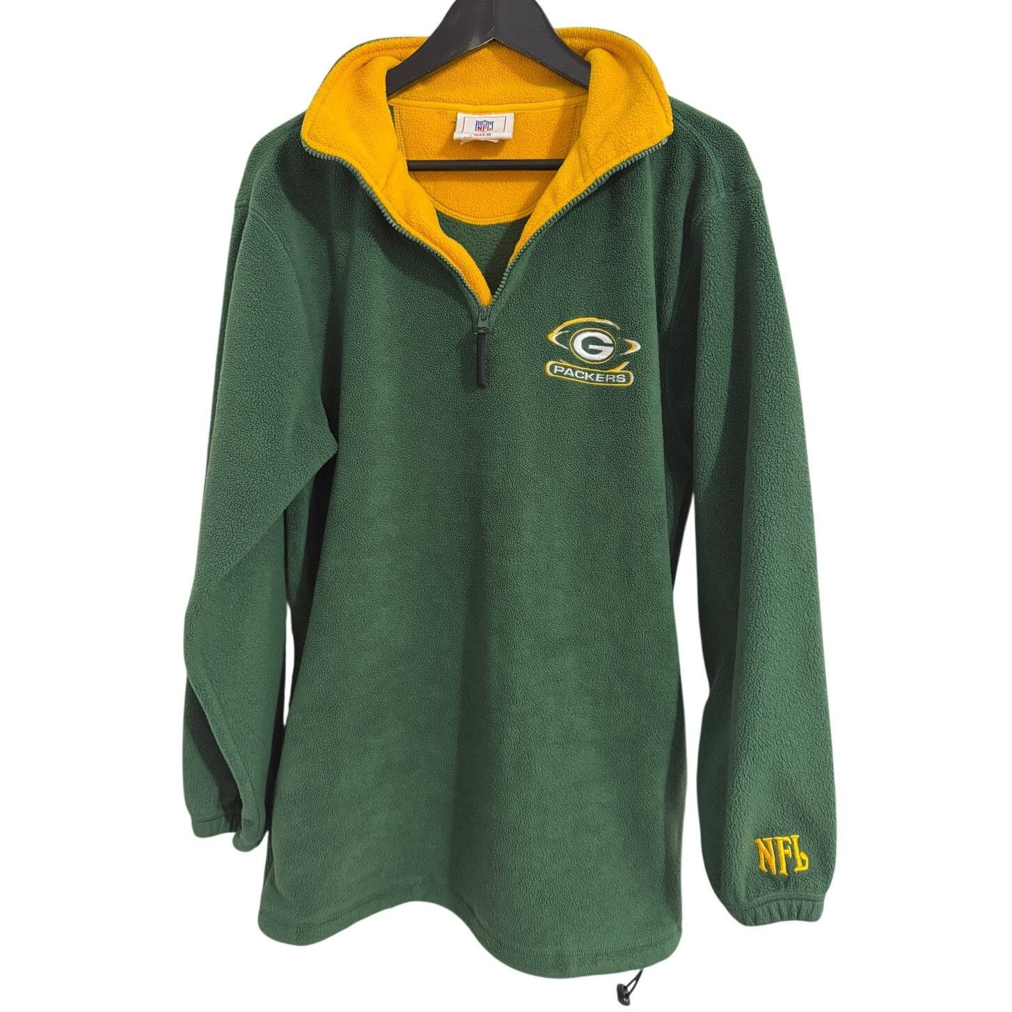 NFL Vintage Green Bay Packers Fleece 1/4-Zip Men's Size Medium Size US M / EU 48-50 / 2 - 1 Thumbnail