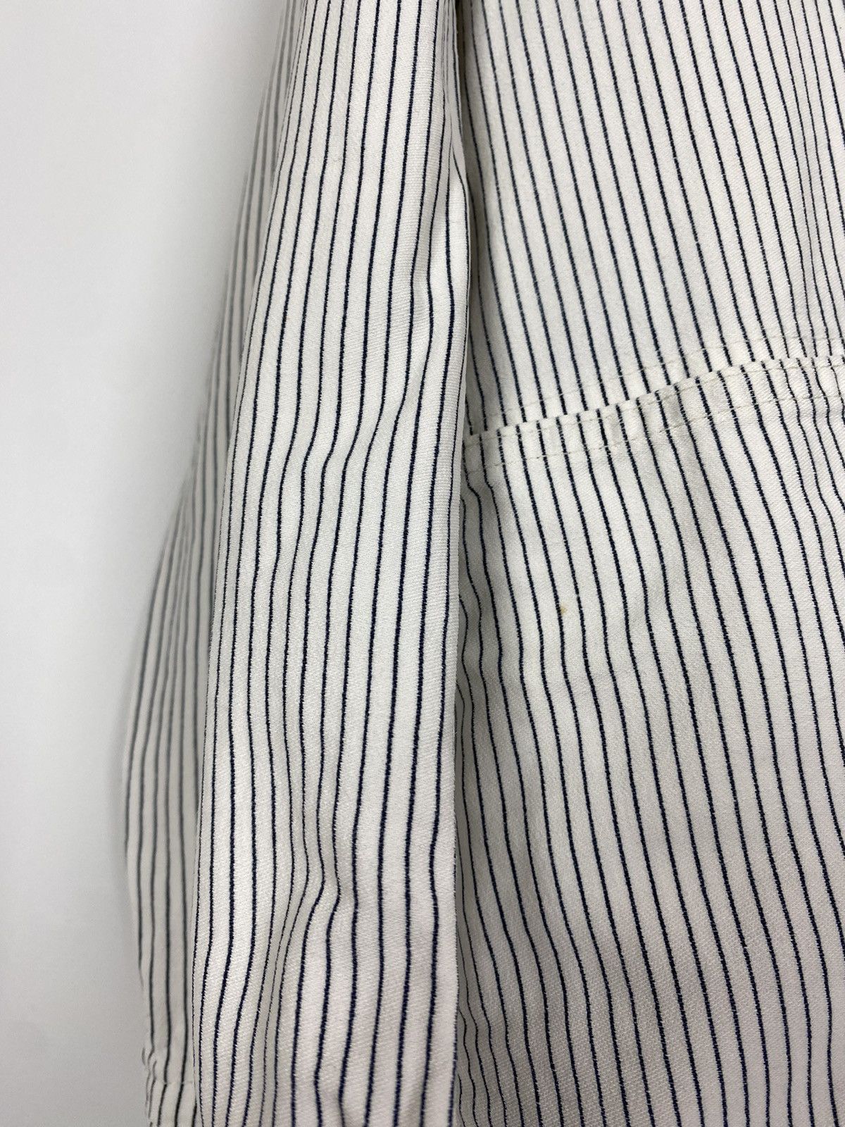 Vintage 70s Vintage Karba German Striped French Work Chore Jacket Size US M / EU 48-50 / 2 - 5 Thumbnail