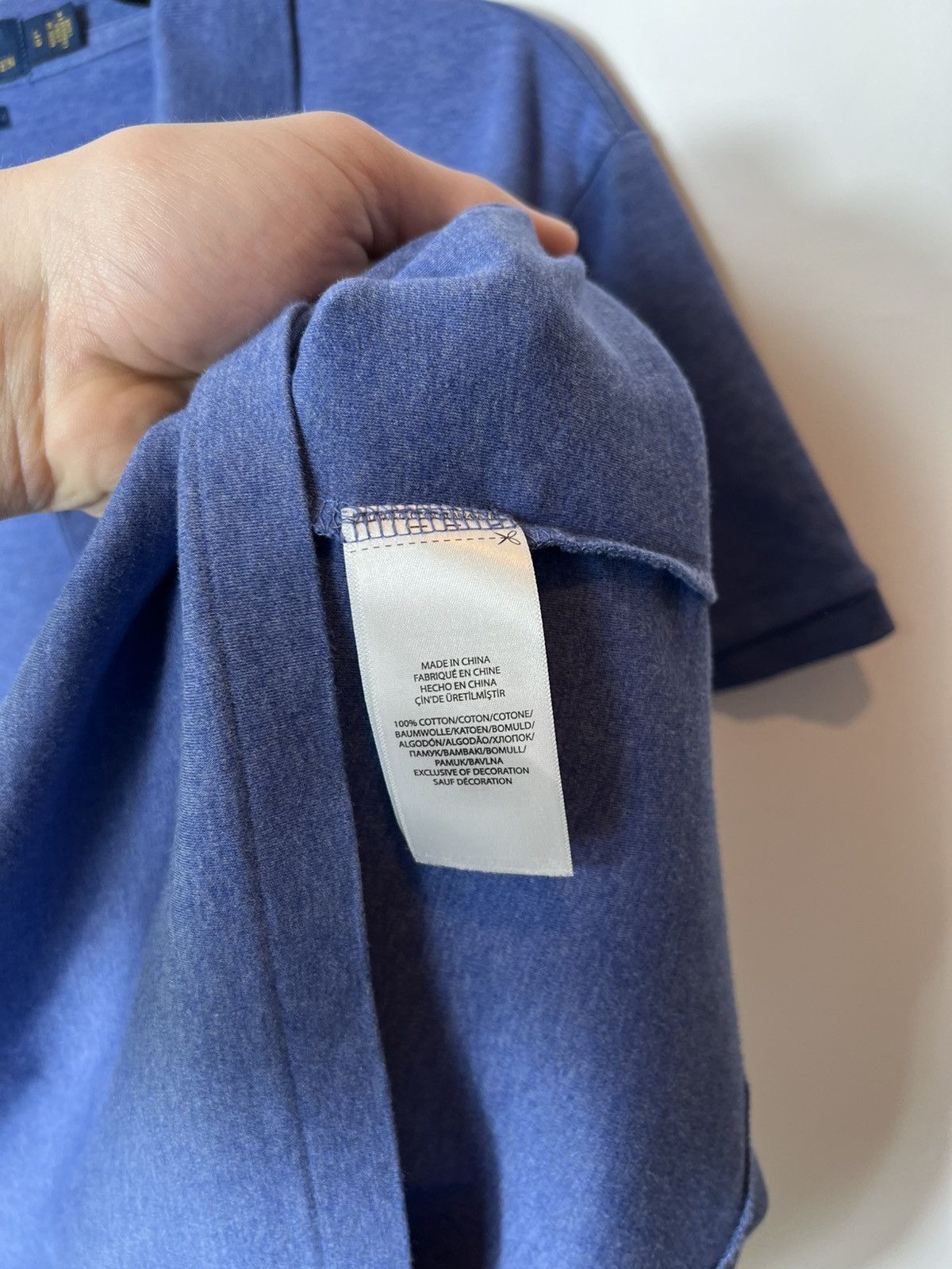 Polo Ralph Lauren Vintage streetwear y2k Polo Ralph Lauren Blue T-shirt Size US L / EU 52-54 / 3 - 5 Thumbnail