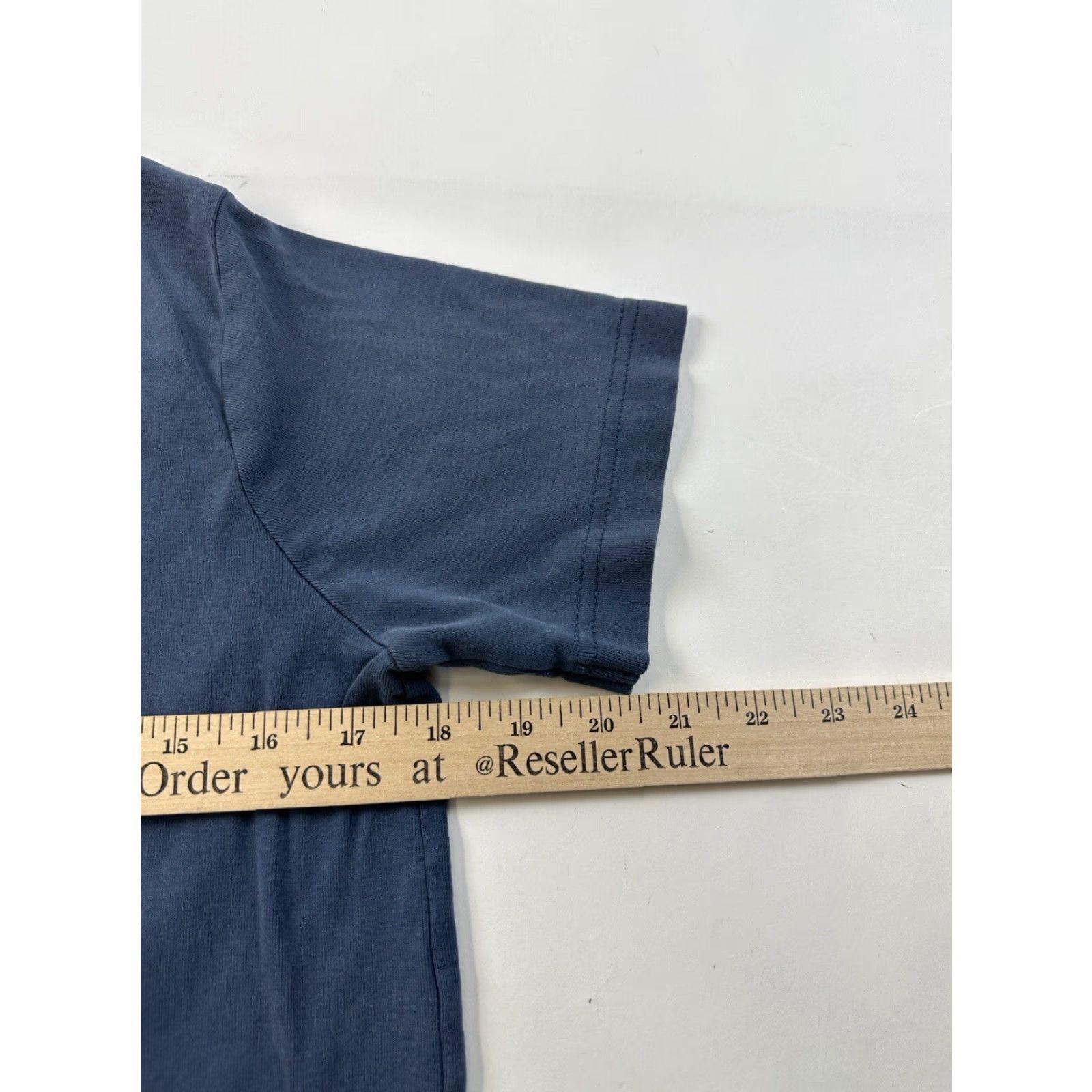 Orvis VINTAGE Orvis Shirt Womens Small Blue Short Sleeve Crew Neck Size S / US 4 / IT 40 - 5 Thumbnail