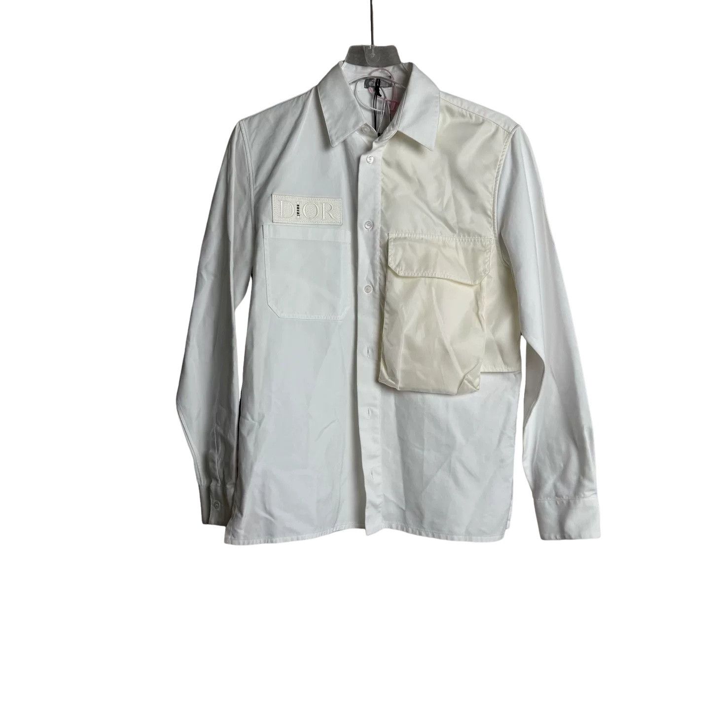 Dior × Sacai Dior x sacai Patchwork Long Sleeve Shirt 39 Size US M / EU 48-50 / 2 - 1 Thumbnail