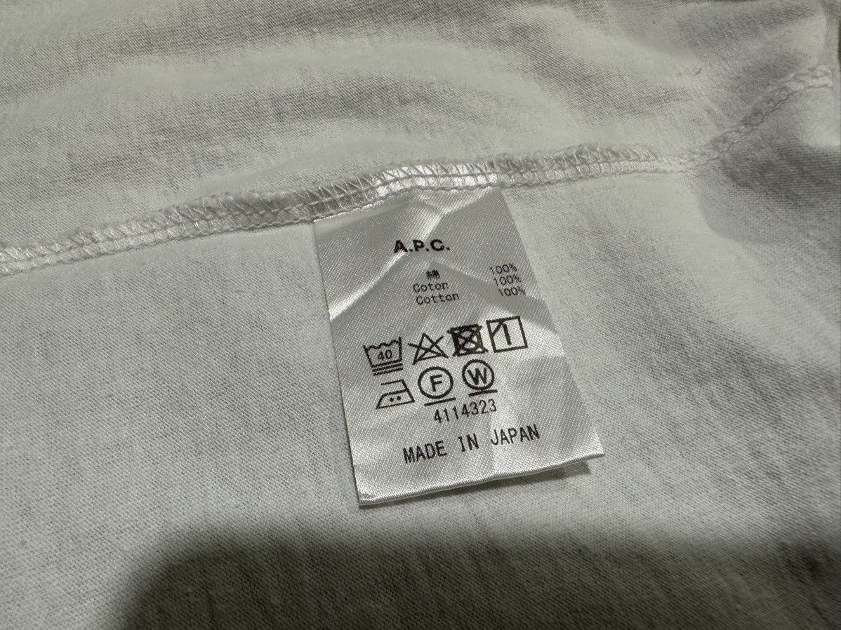 A.P.C. 🔥Vintage A.P.C. Shirt White Embroidered Logo Size US M / EU 48-50 / 2 - 6 Thumbnail