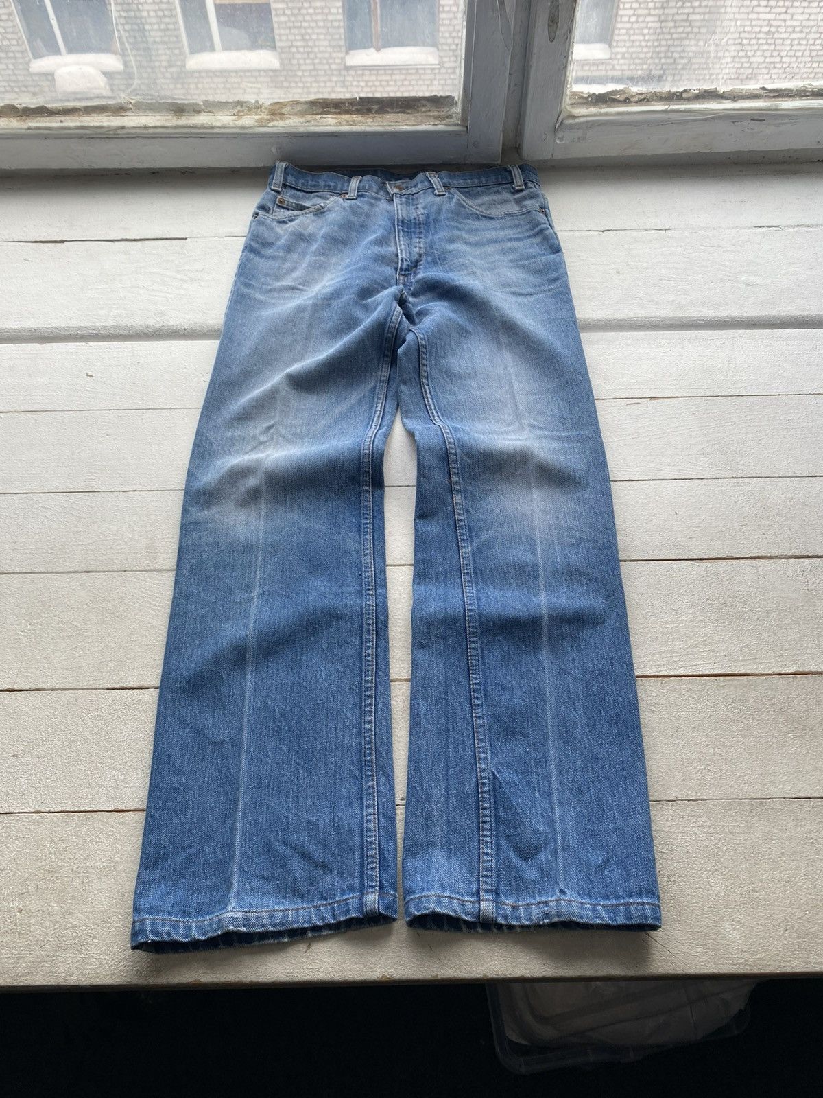 Levi's Vintage Clothing 90s vntg Levi’s Orang Tab Light Wash Denim Jeans Faded Blue Size US 32 / EU 48 - 2 Thumbnail