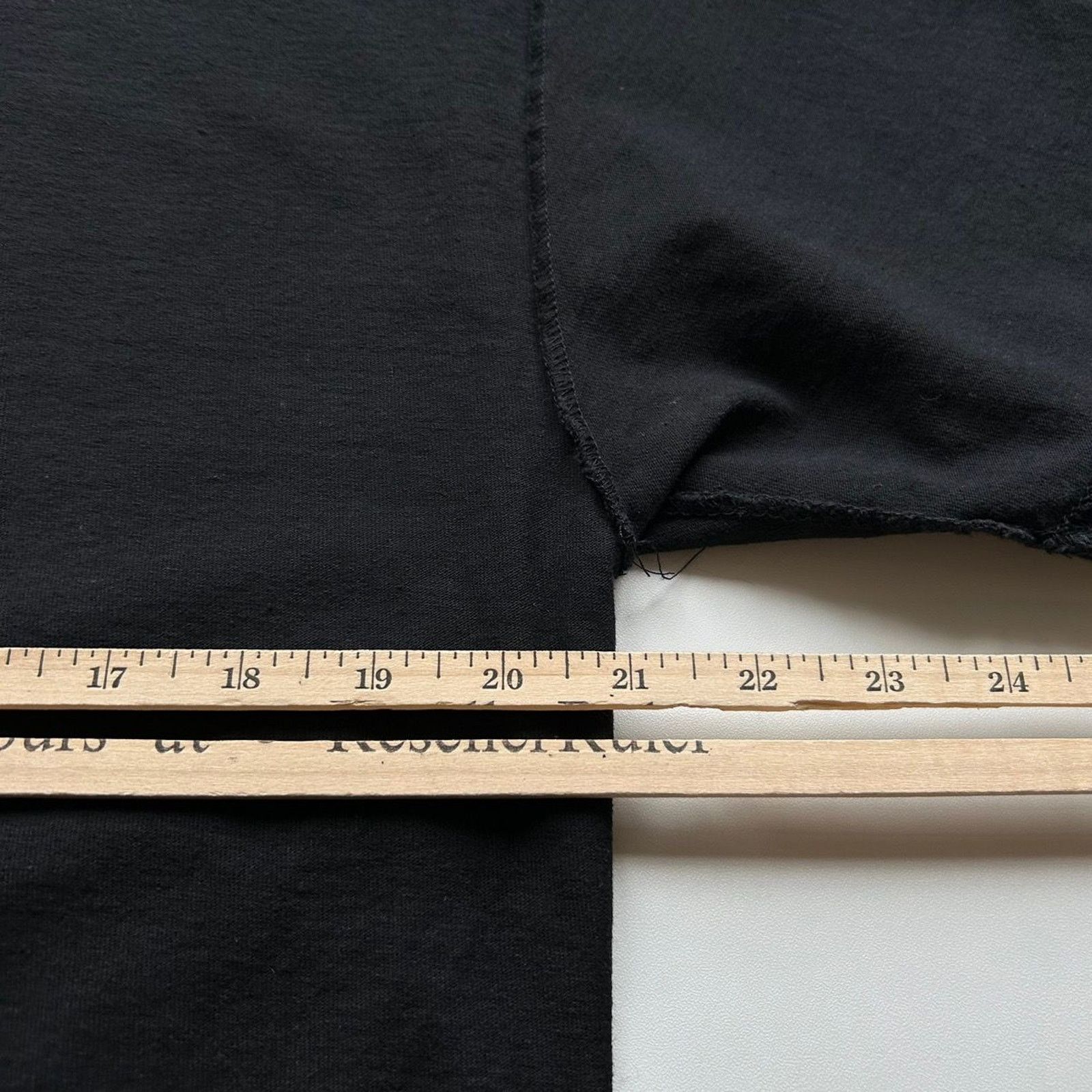 Fruit Of The Loom Vintage Y2K Sun Faded Black Blank Inside Out T Shirt Large Size US L / EU 52-54 / 3 - 4 Thumbnail