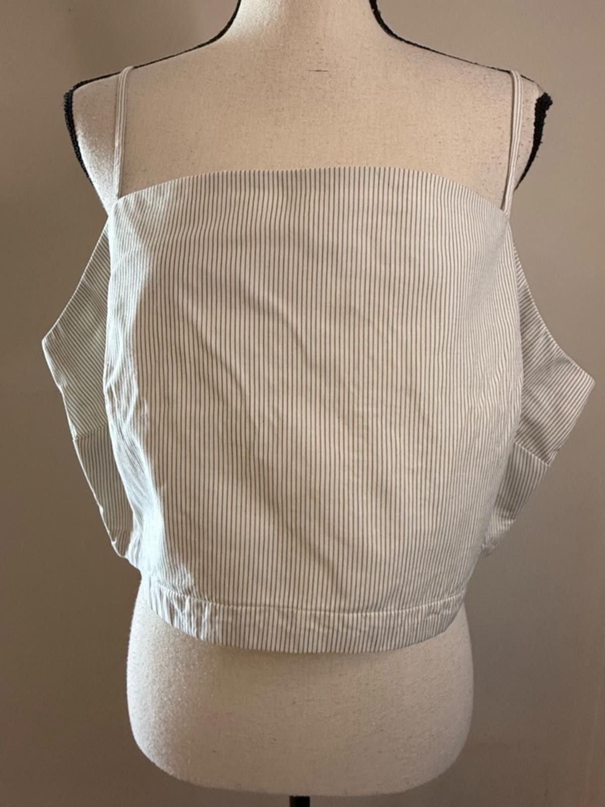 Other Banana Republic Factory preppy striped cropped top SZ XL Size XL / US 12-14 / IT 48-50 - 1 Thumbnail
