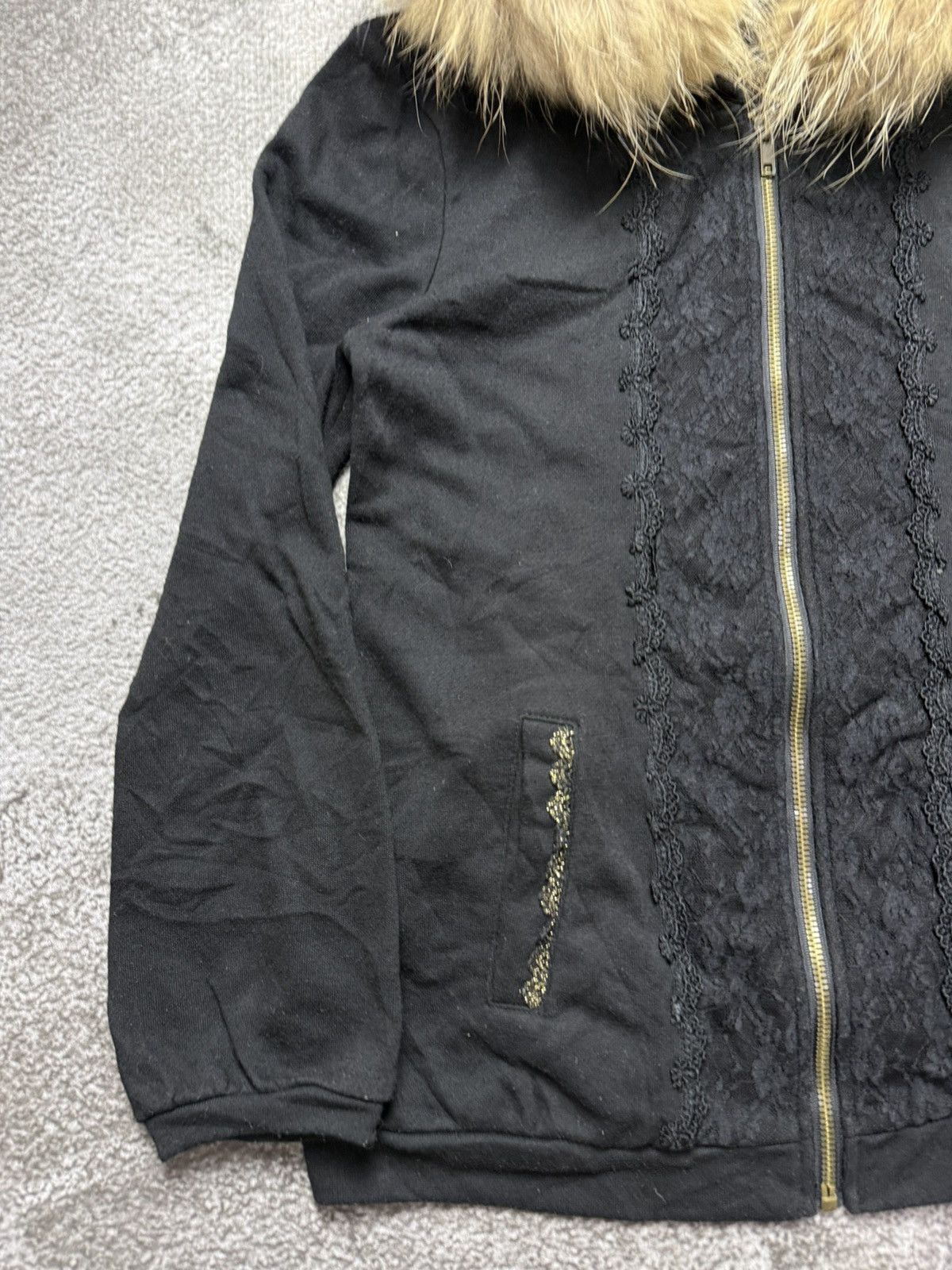 Japanese Brand Axes femme fur hoodie gothic style Size US S / EU 44-46 / 1 - 5 Thumbnail